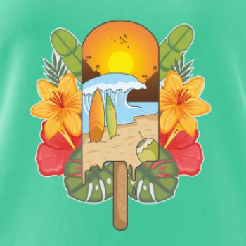 Léto, nanuk, moře, pláž