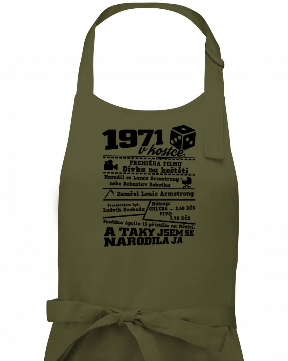1971 v kostce - Zástěra na vaření