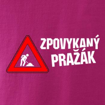 Zpovykaný Pražák - práce na silnici