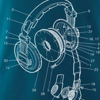 Nákres sluchátko pro pilota