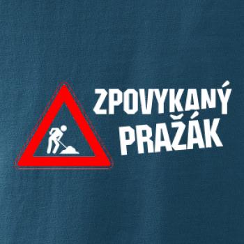 Zpovykaný Pražák - práce na silnici