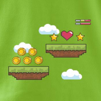 Gamer - stará hra - mince a mraky