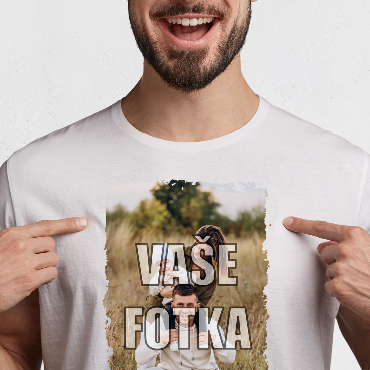 Triko s vlastní fotkou
