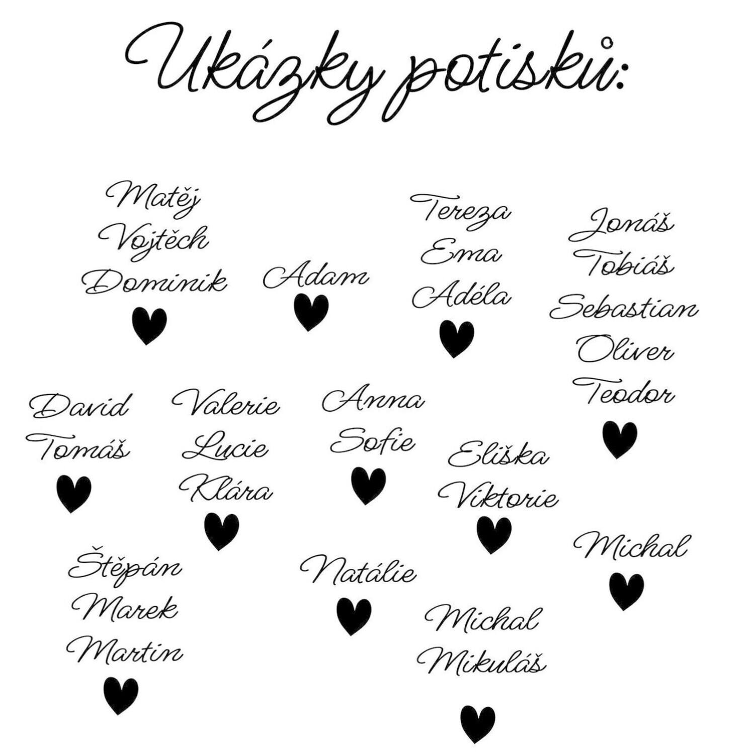 Mikina máma se jmény dětí