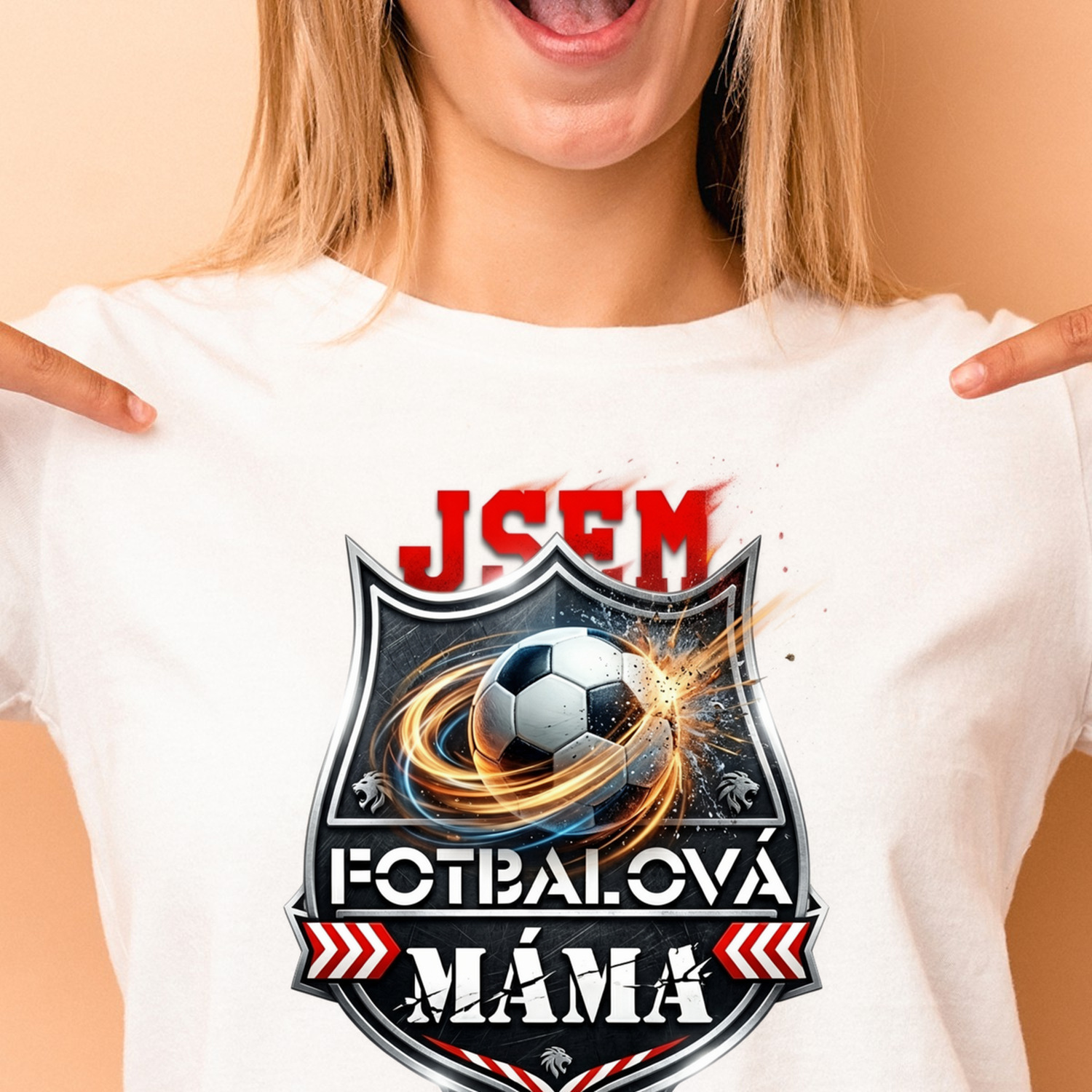 Jsem Fotbalová máma barevně