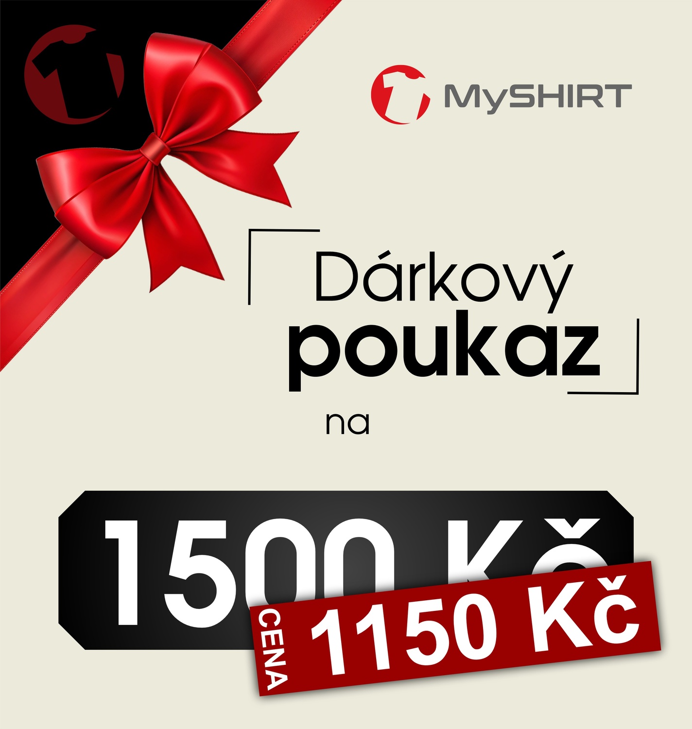 Dárkový poukaz 1500 Kč – Dej dárek, co rozesměje!