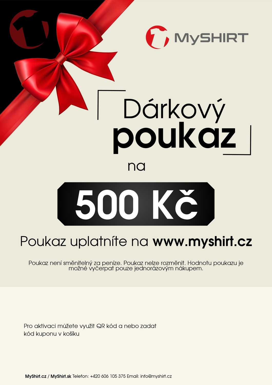 Dárkový poukaz 500 Kč – Dej dárek, co rozesměje!