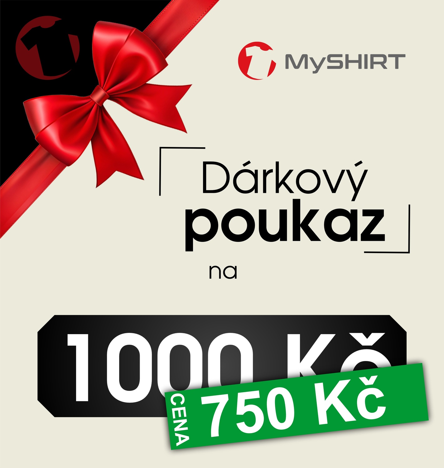 Dárkový poukaz 1000 Kč – Dej dárek, co rozesměje!