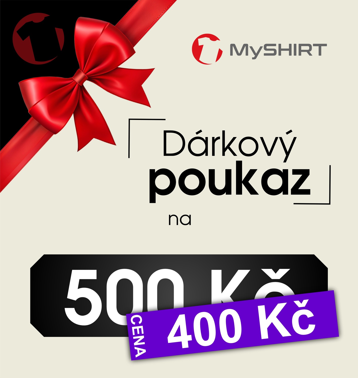 Dárkový poukaz 500 Kč – Dej dárek, co rozesměje!