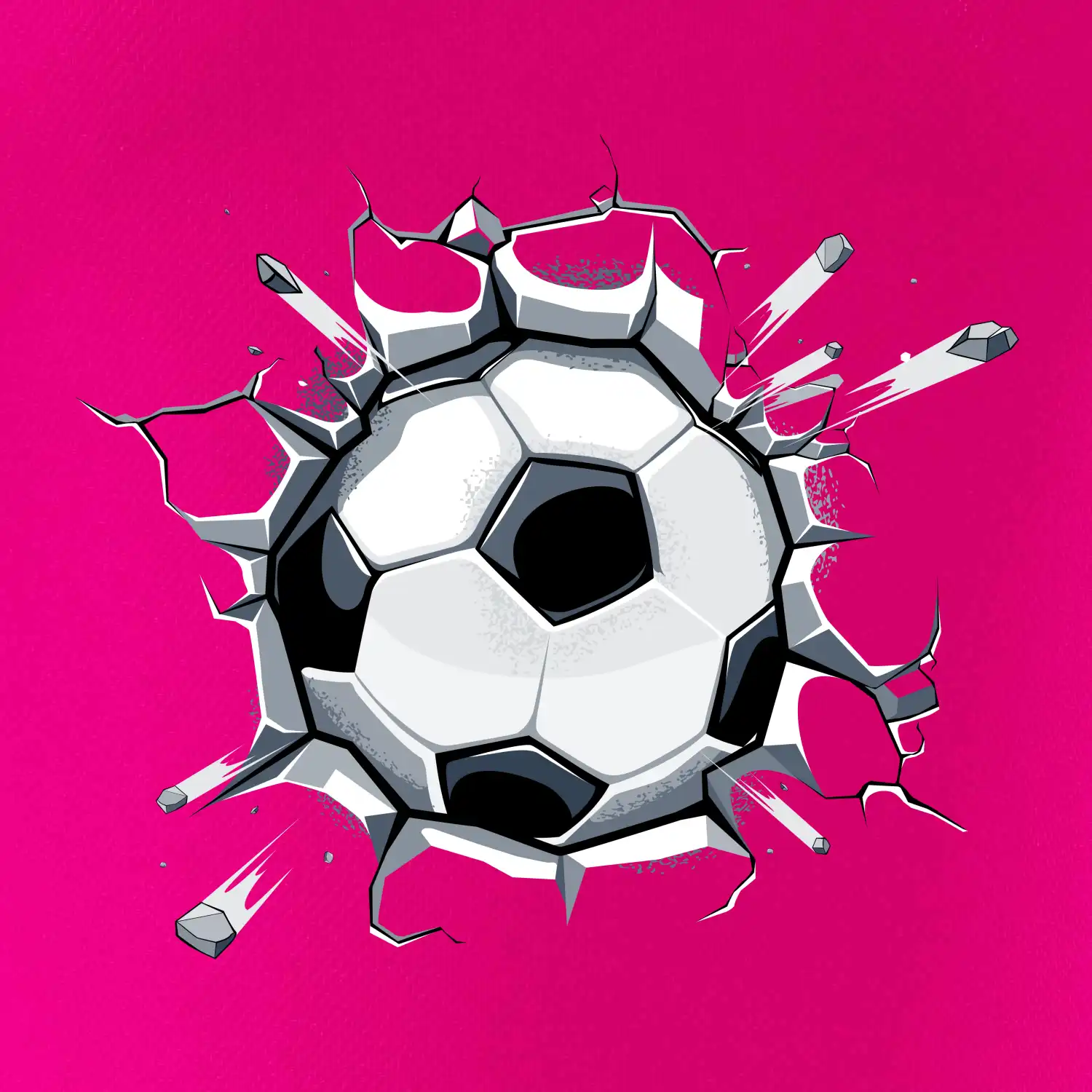 Fotbalový míč v triku