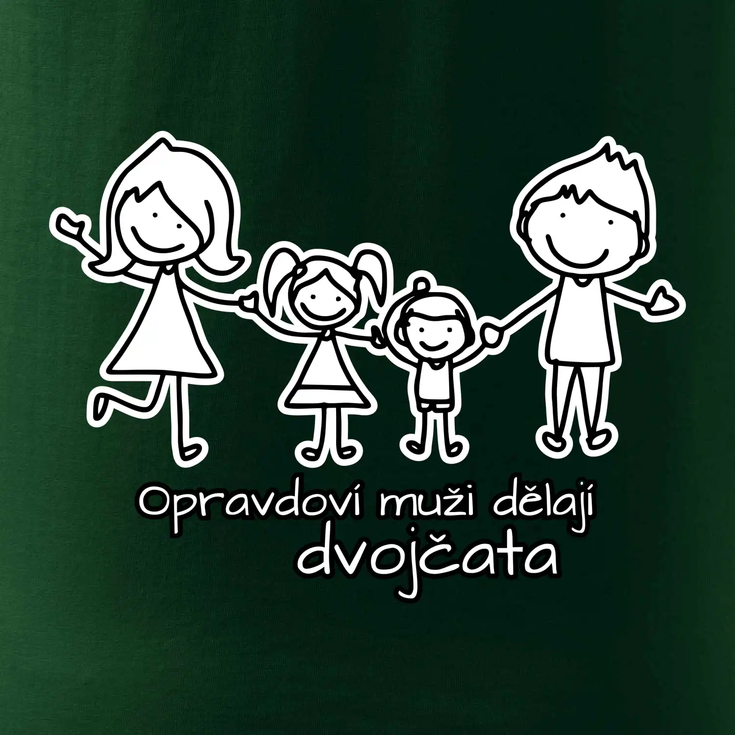 Opravdoví muži dělají dvojčata - holka kluk