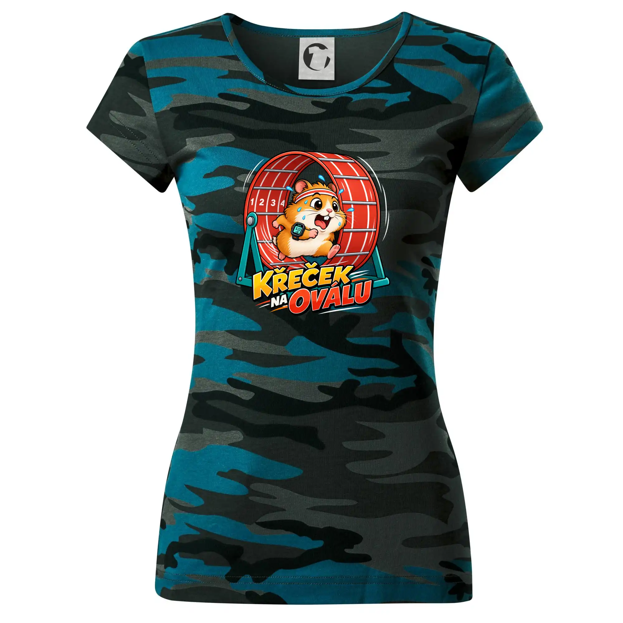 Běžecký křeček na oválu