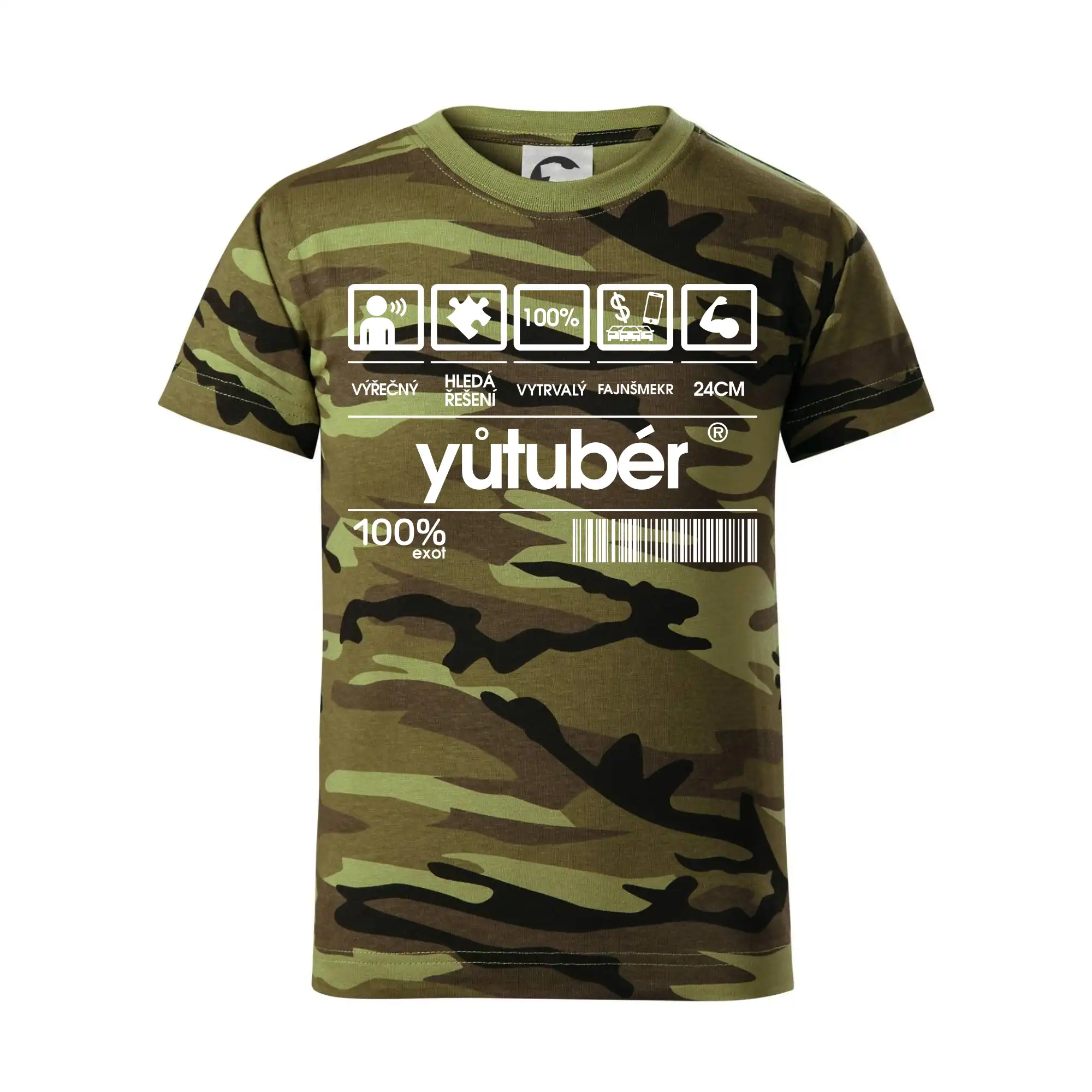 Čárový kód - youtuber