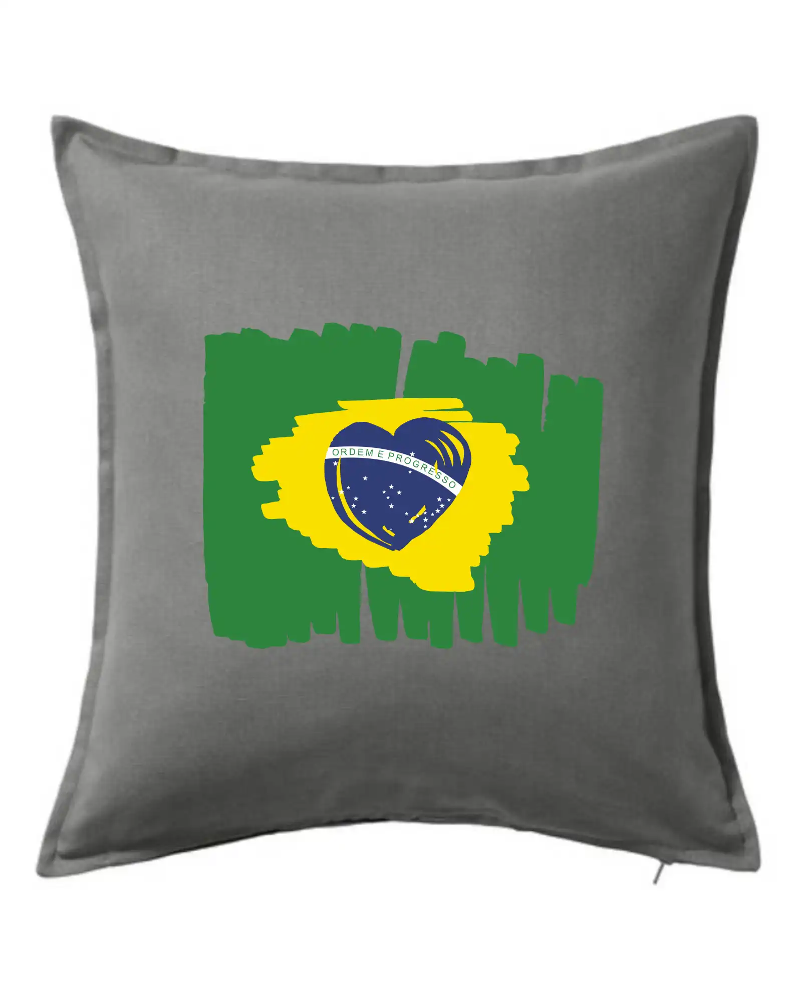 Brazílie vlajka srdce