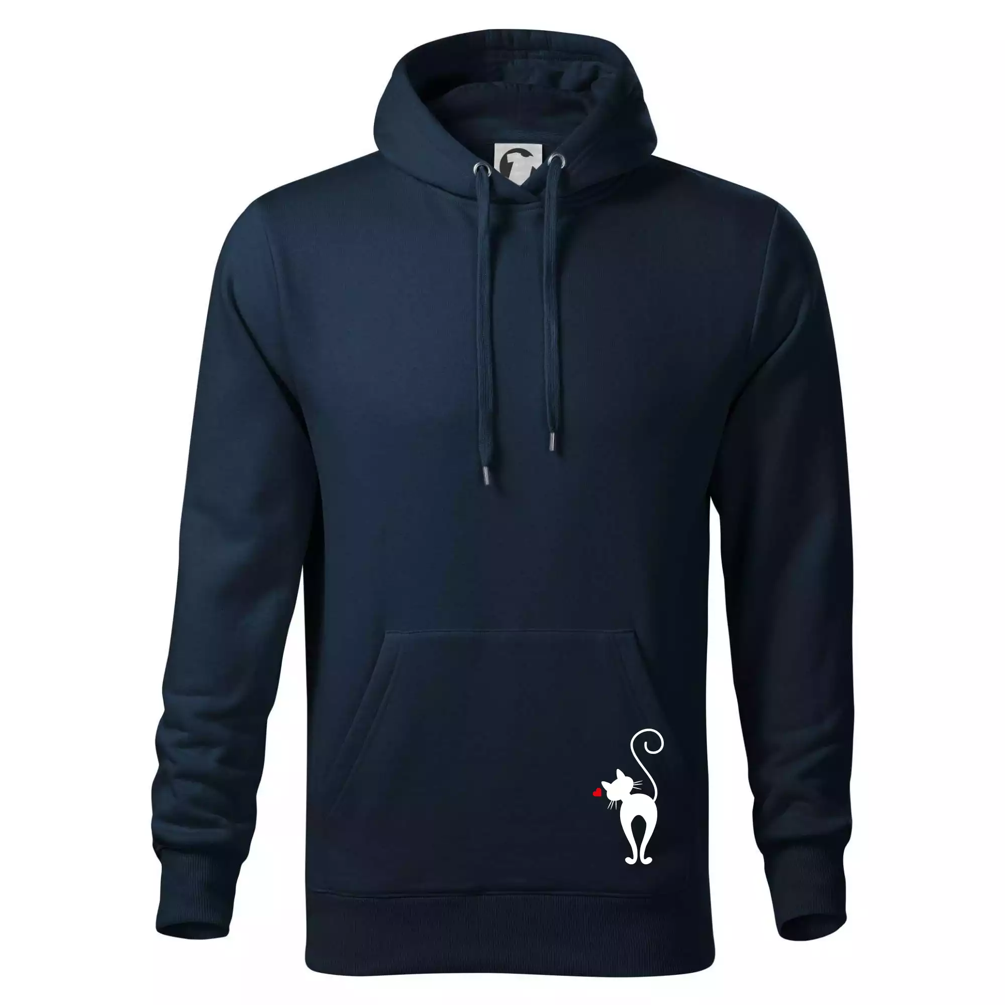 Zamilovaná kočka zezadu