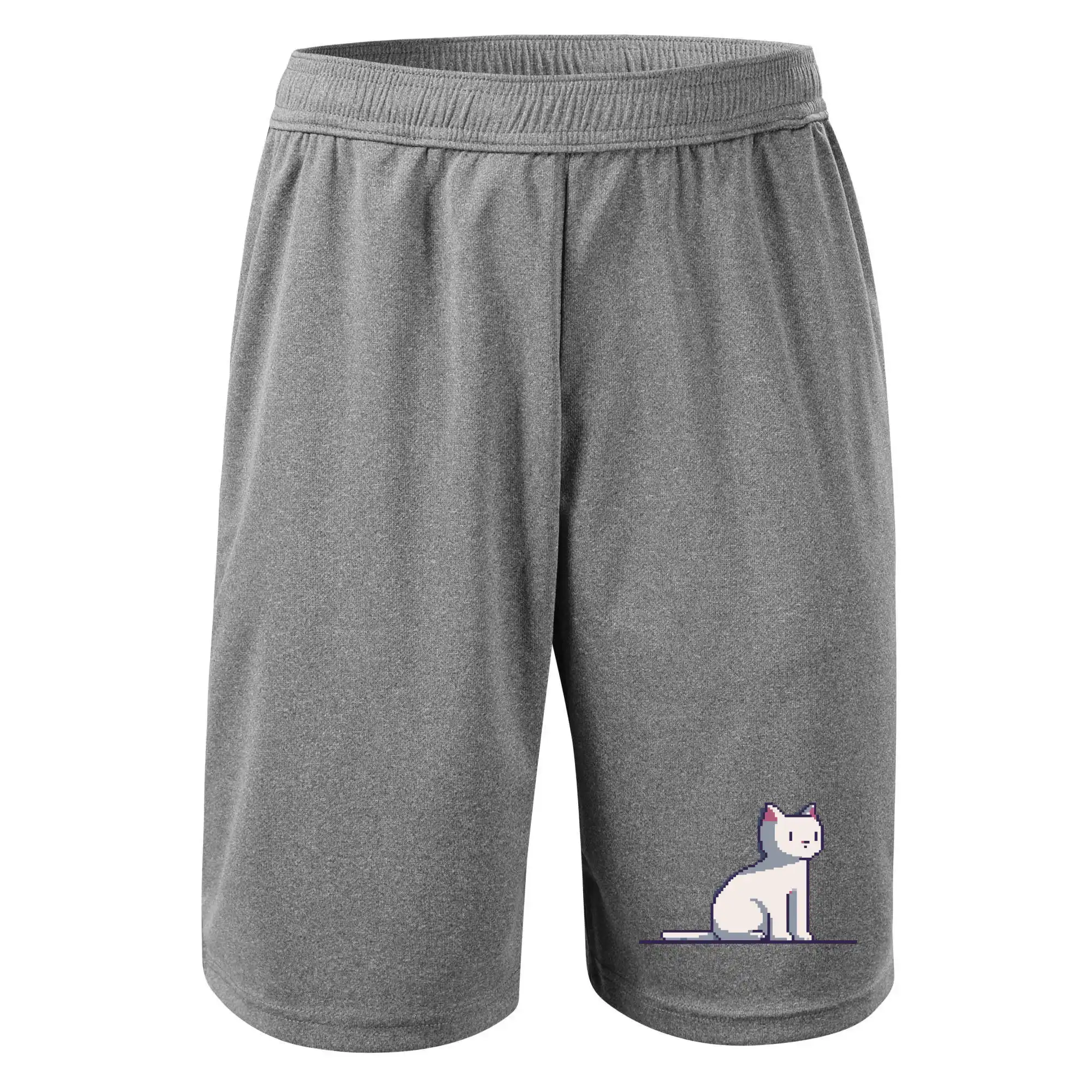 Kočka bílá pixel