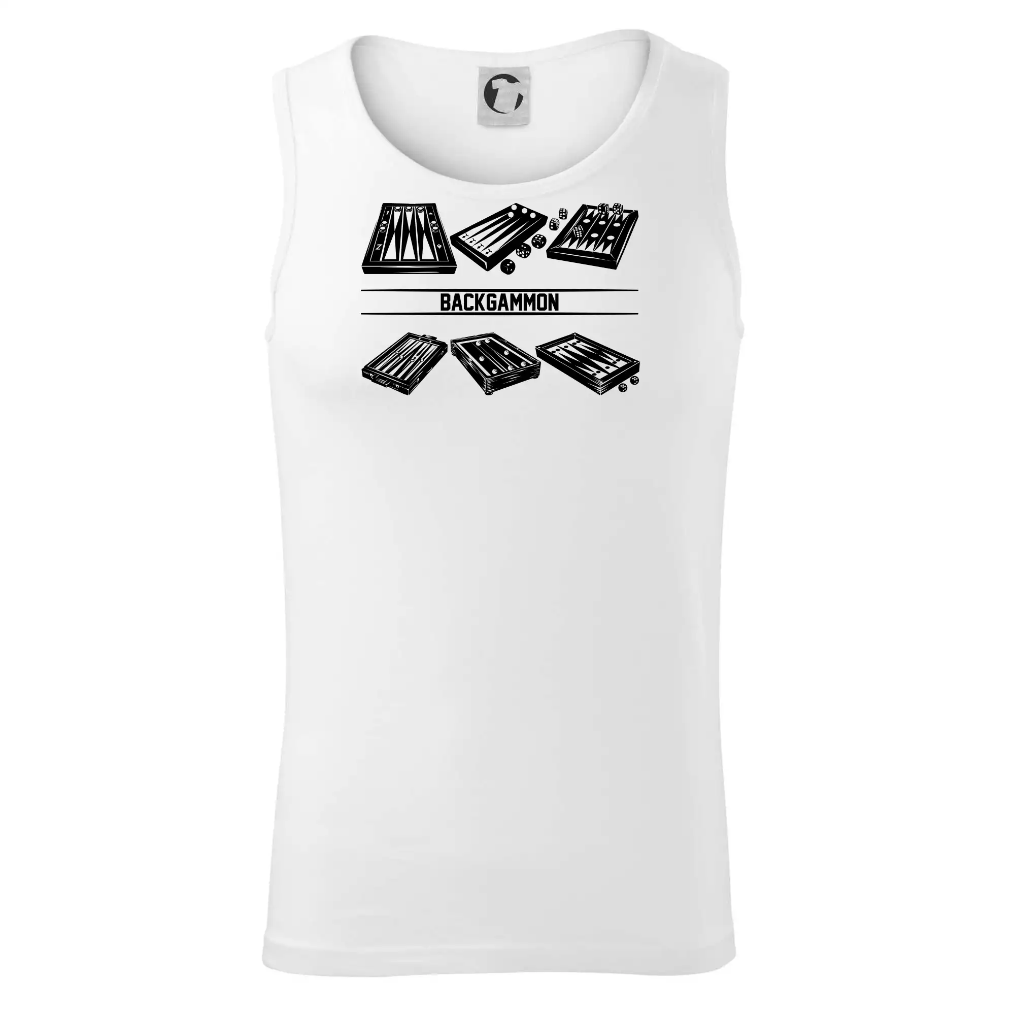 Backgammon černý set