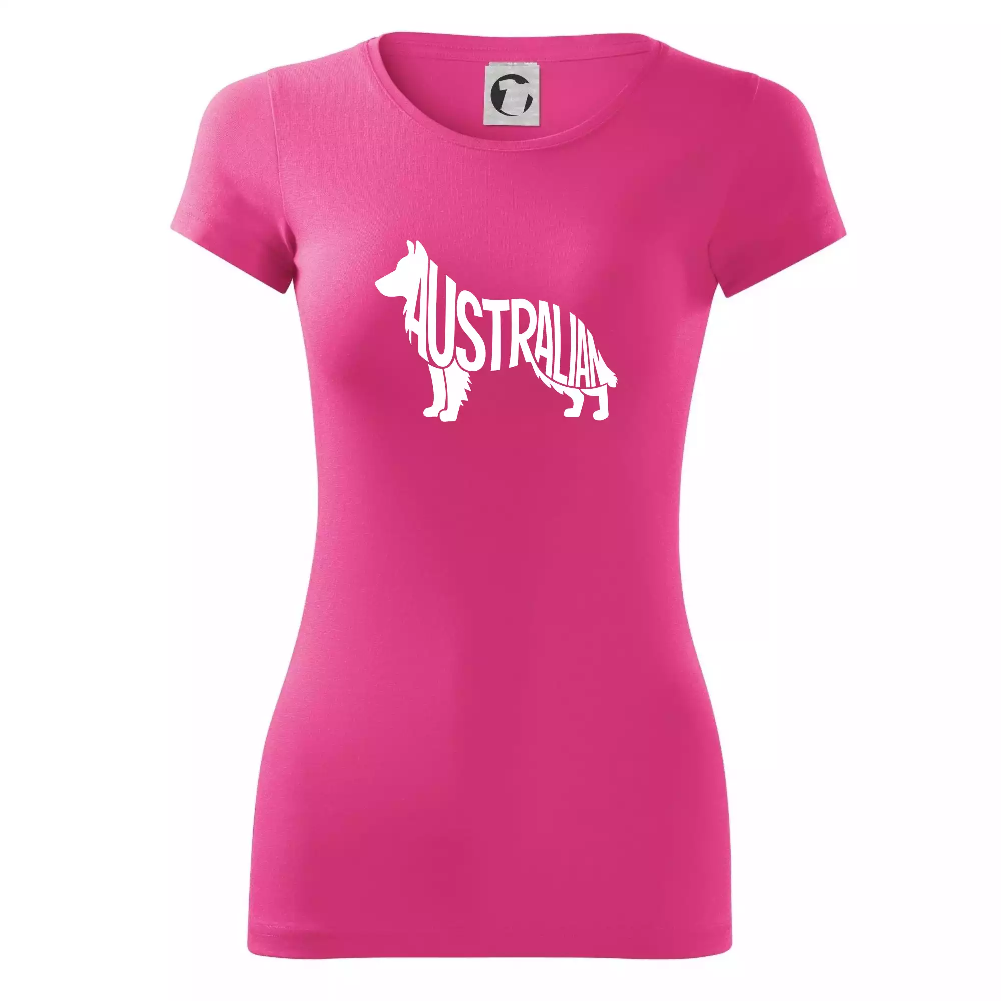 Australský Ovčák - nápis v těle