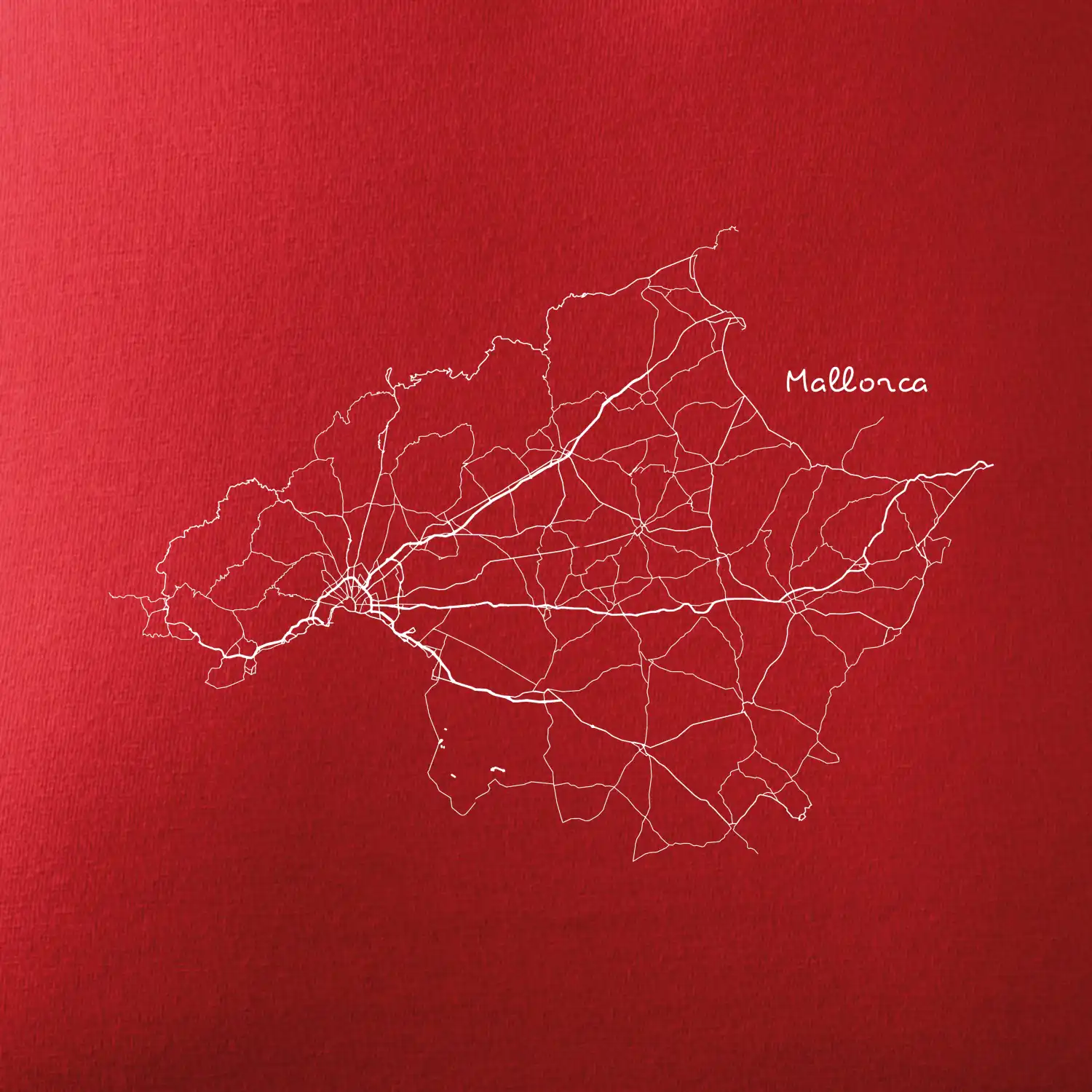 Mallorca - silniční mapa