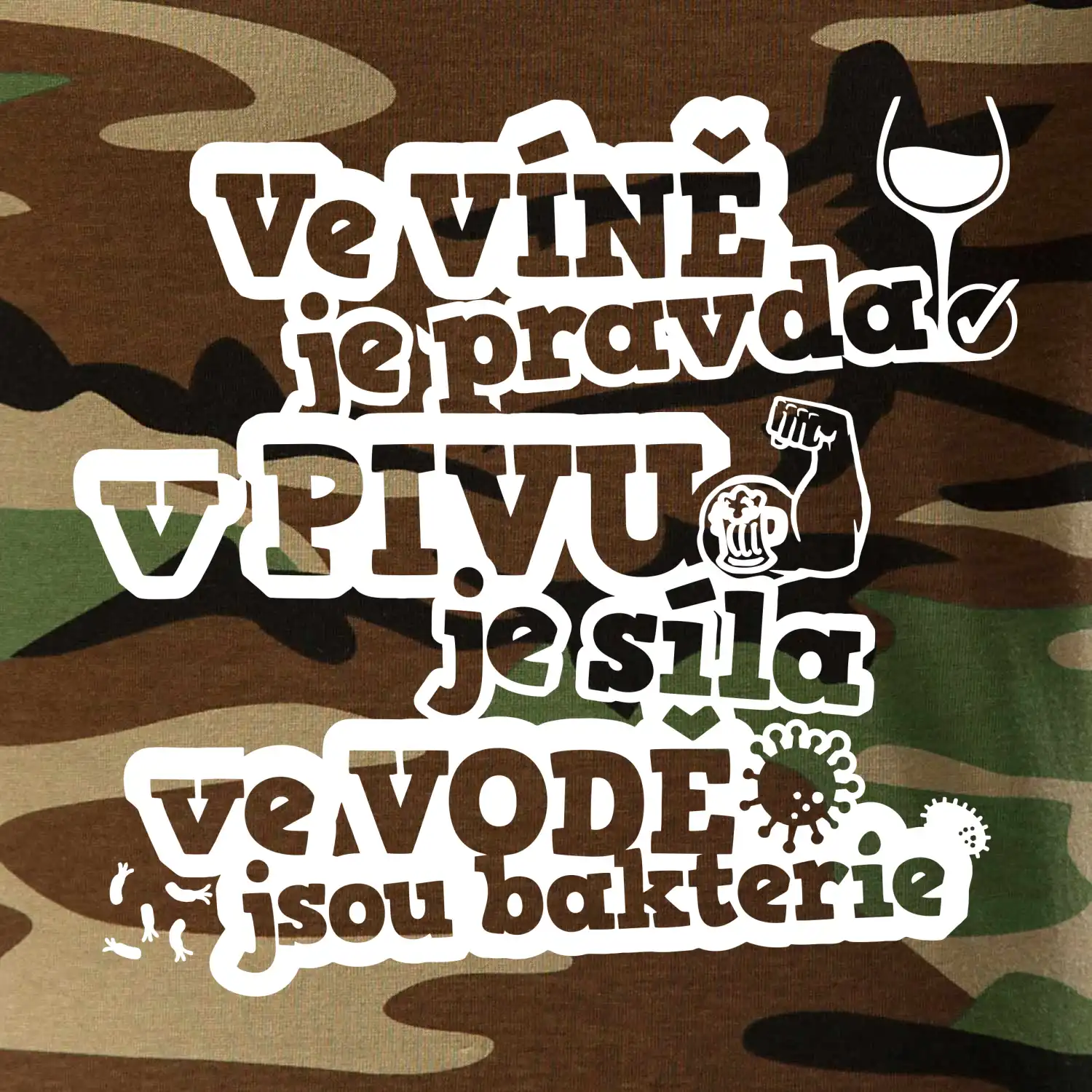 Ve víně je pravda, v pivu síla, ve vodě bakterie