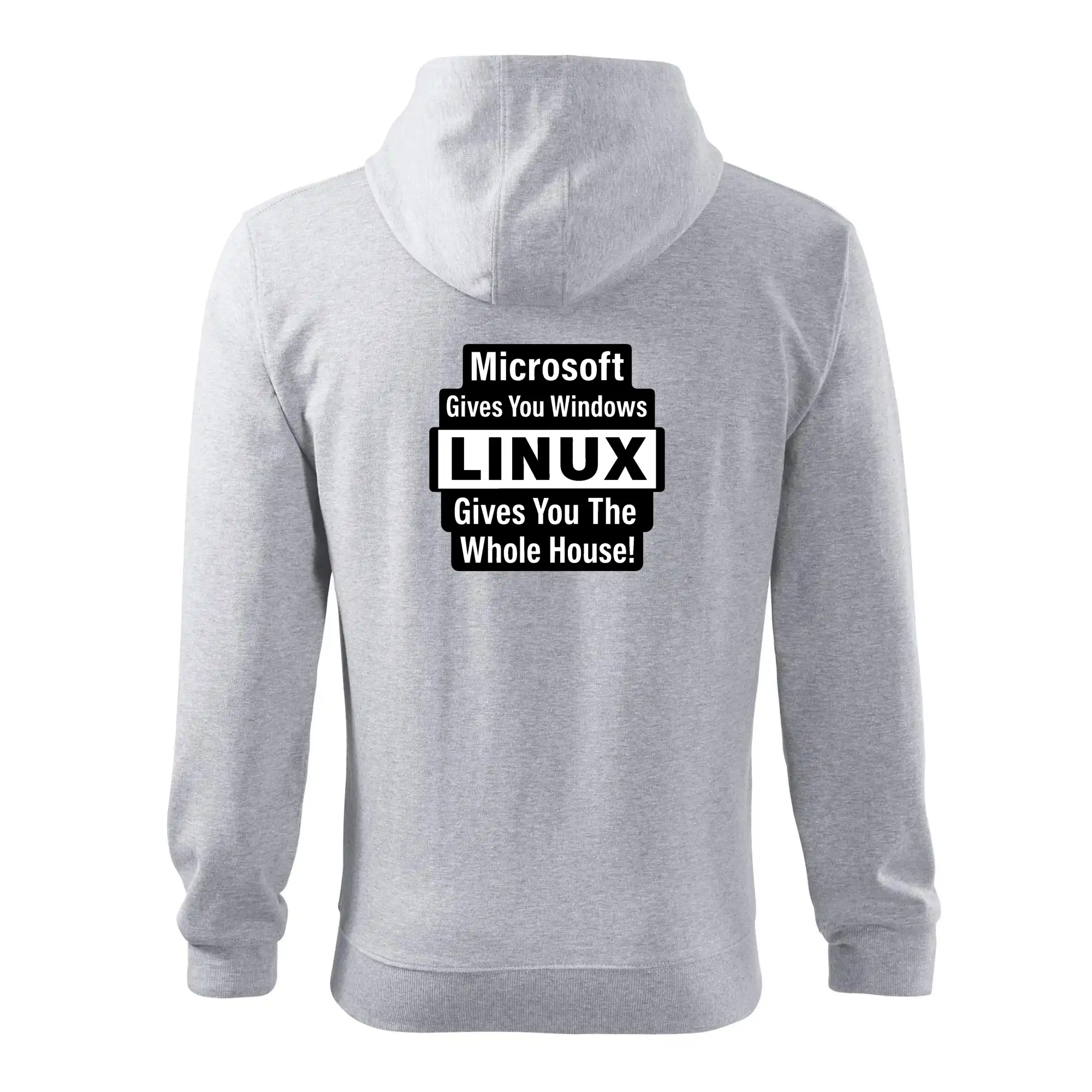 Microsoft Gives You Windows LINUX Gives You The Whole House!