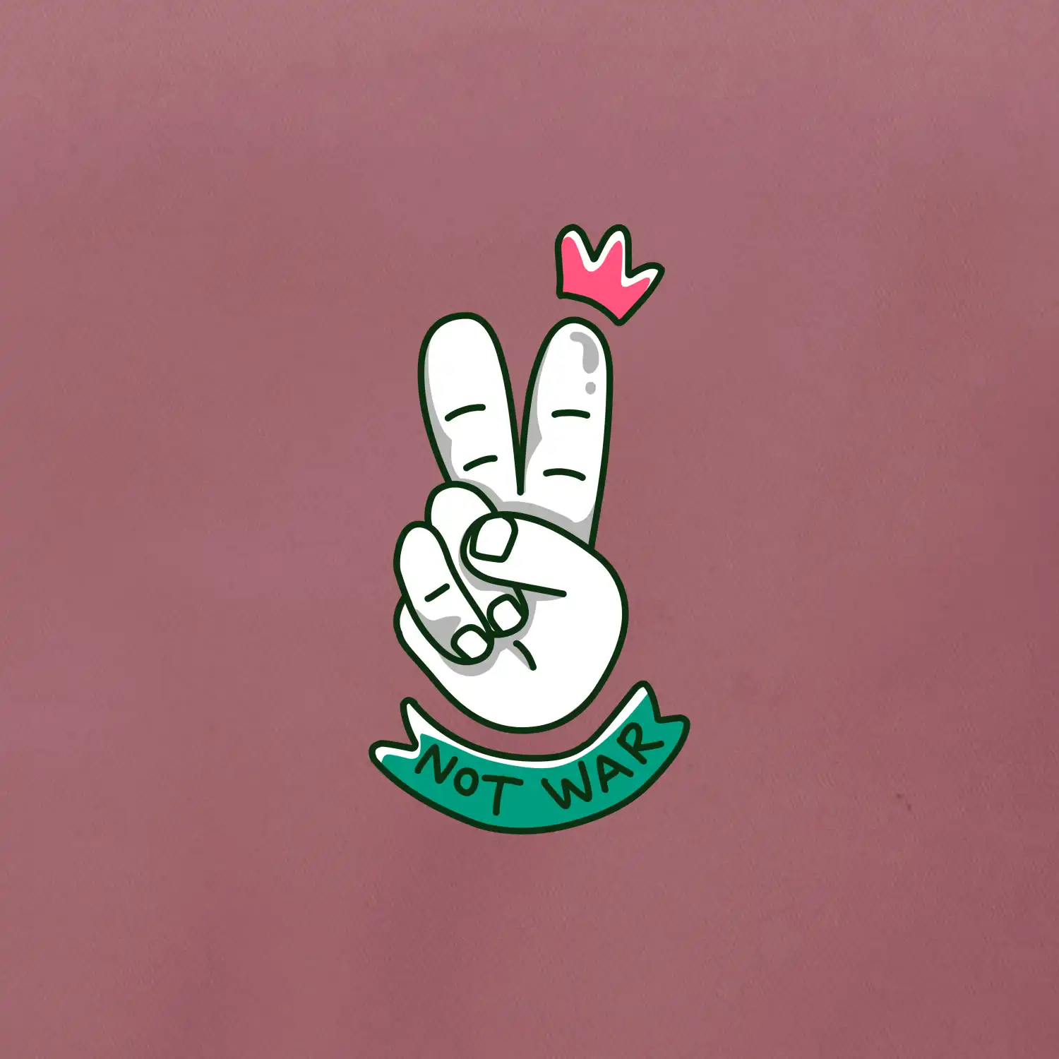 Victory ruka - not war