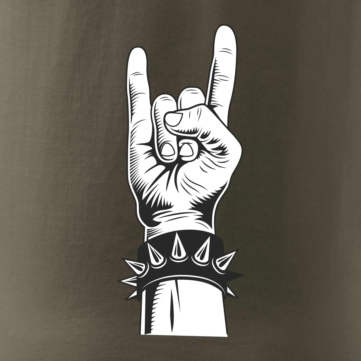 Rock ruka s náramkem