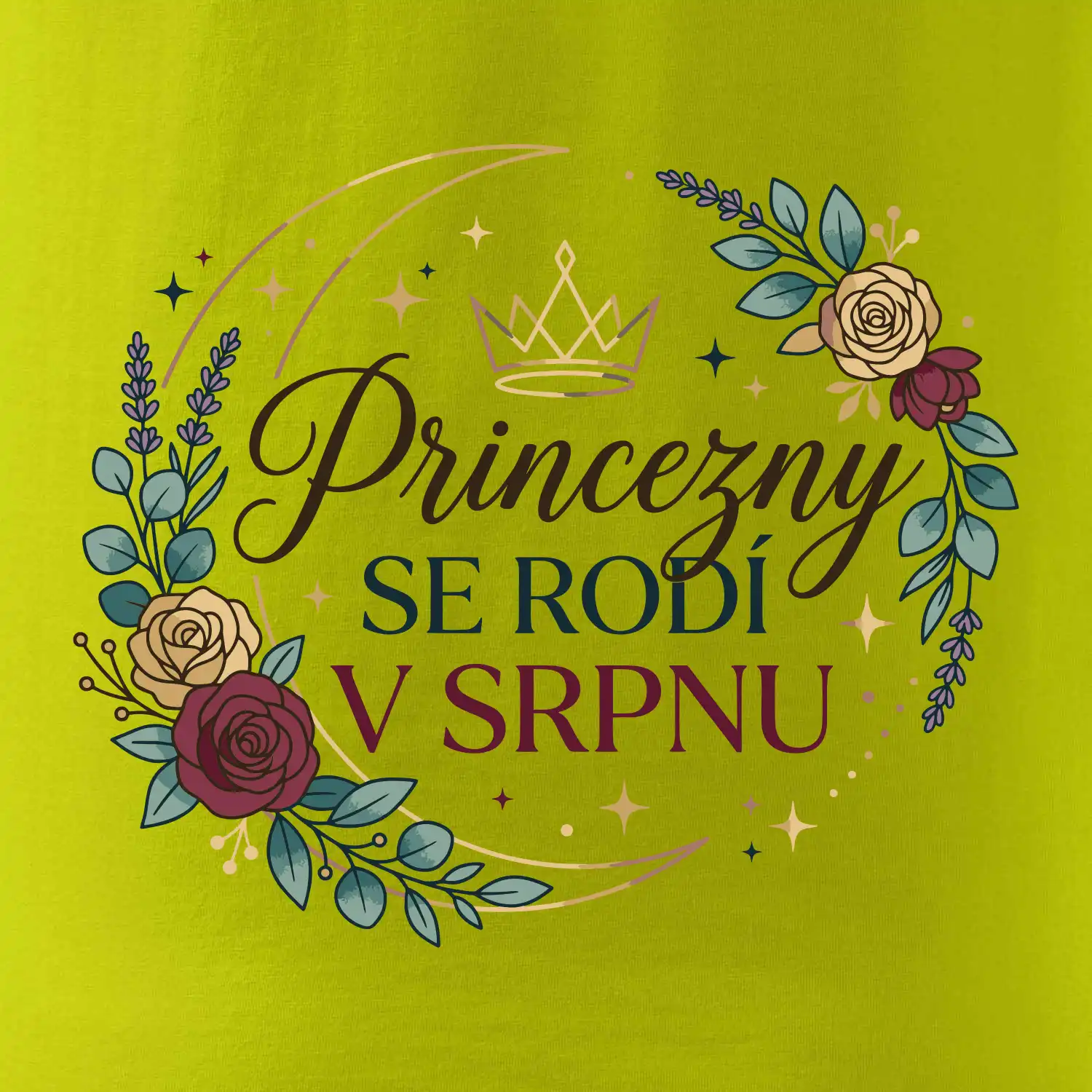 Věneček - princezny se rodí v srpnu
