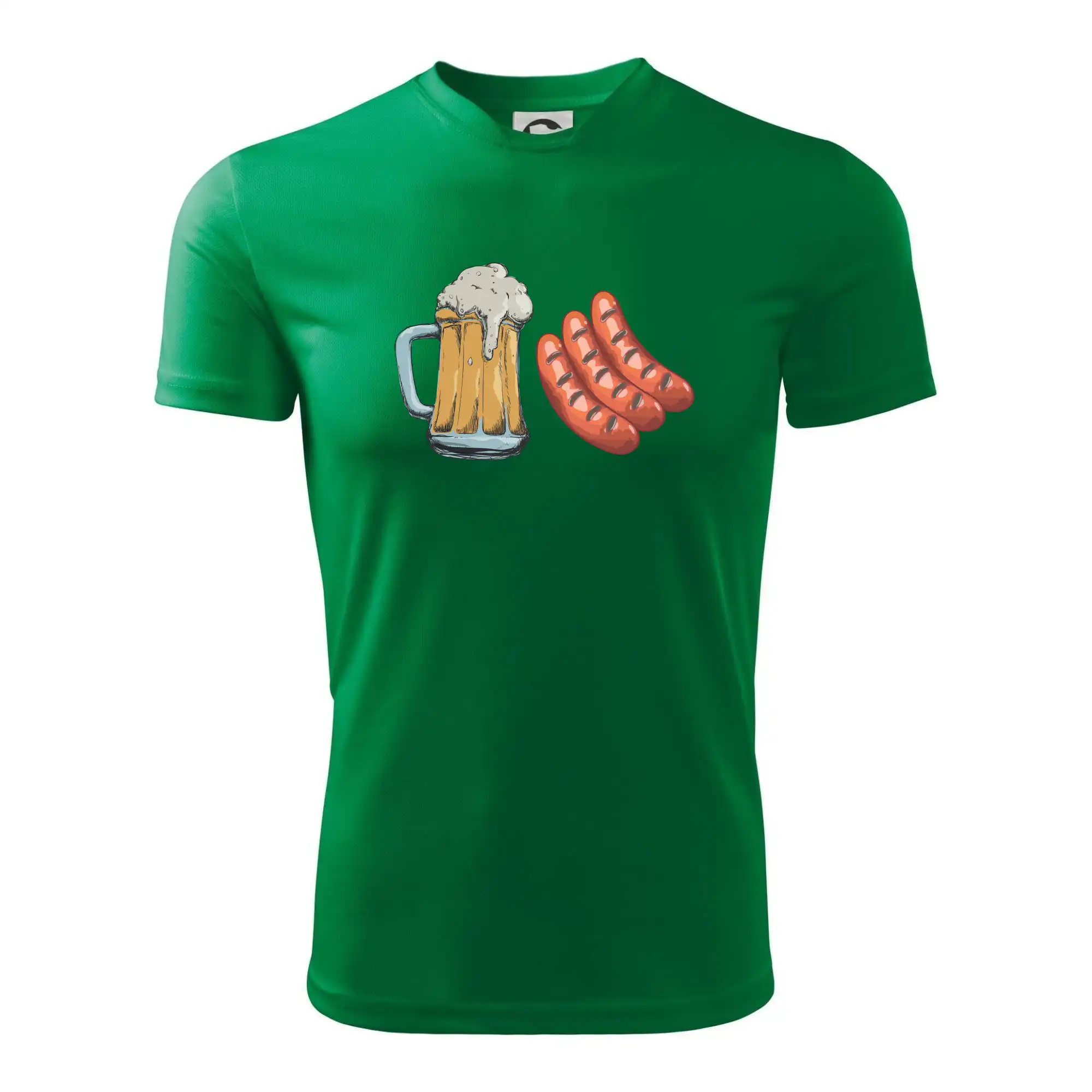 Pivo a klobása