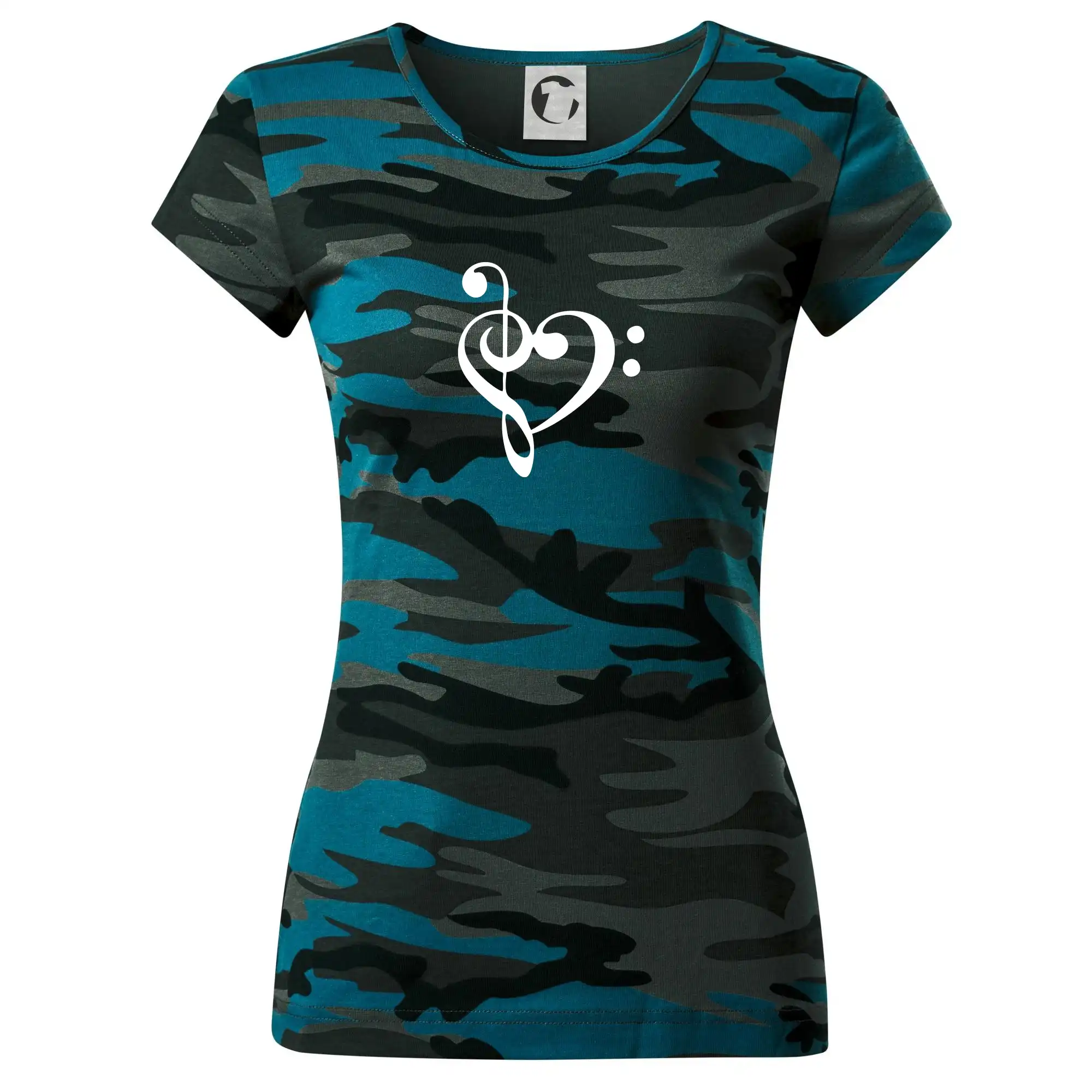 Houslový klíč srdce