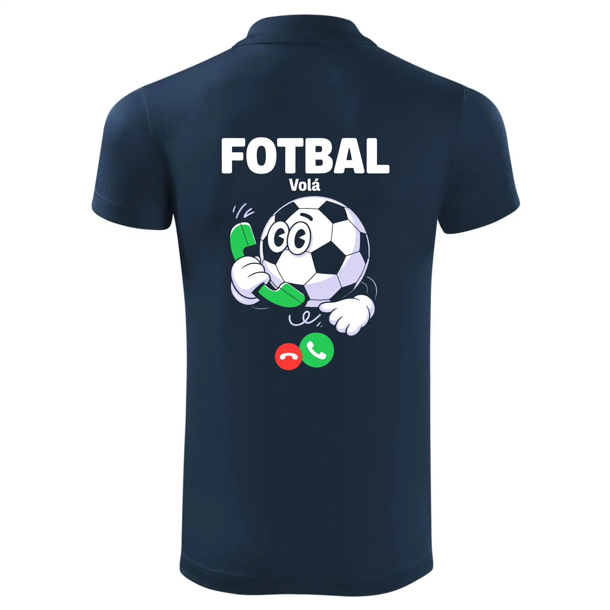 Karikatura fotbal volá