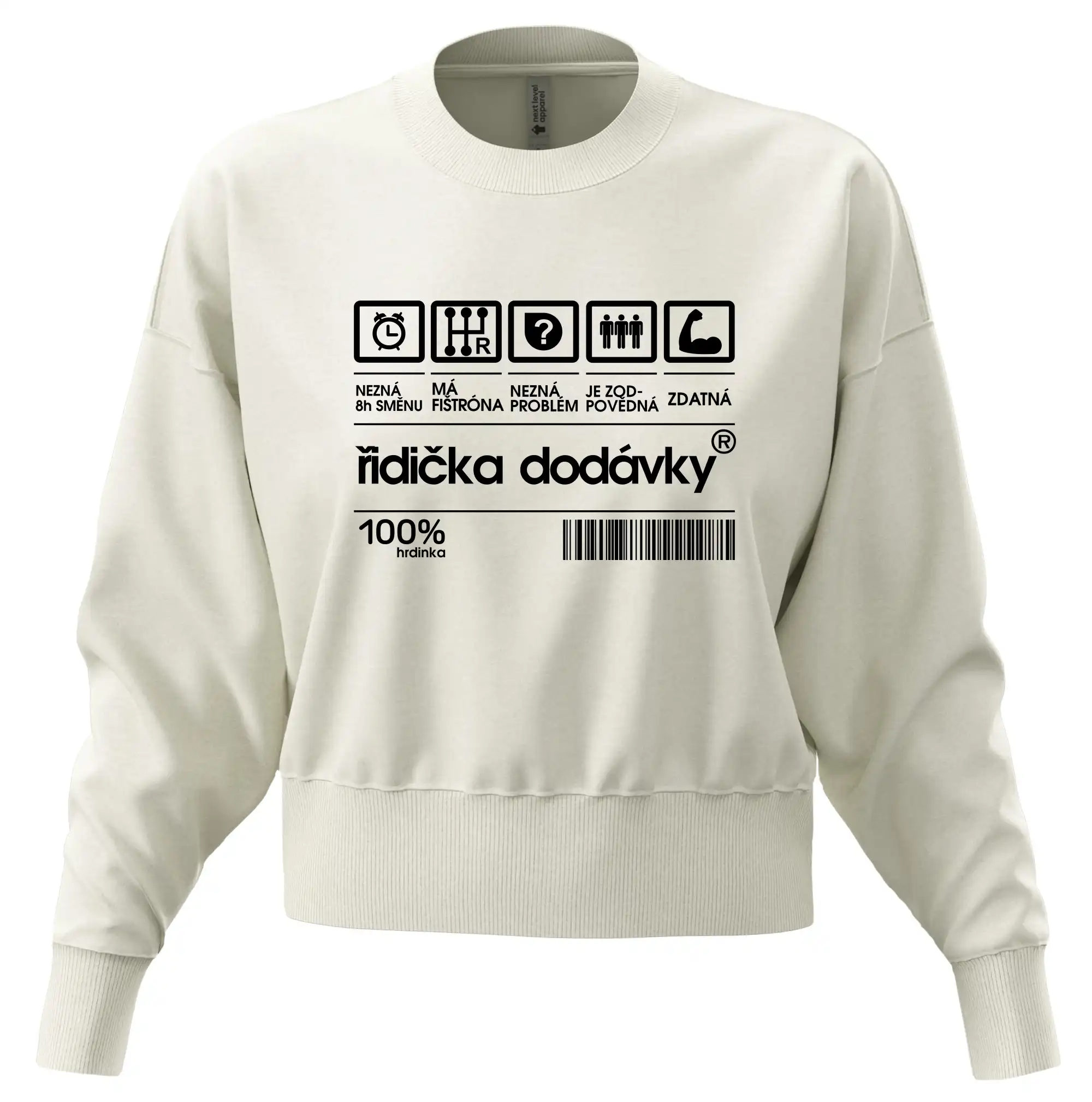 Čárový kód - řidička dodávky