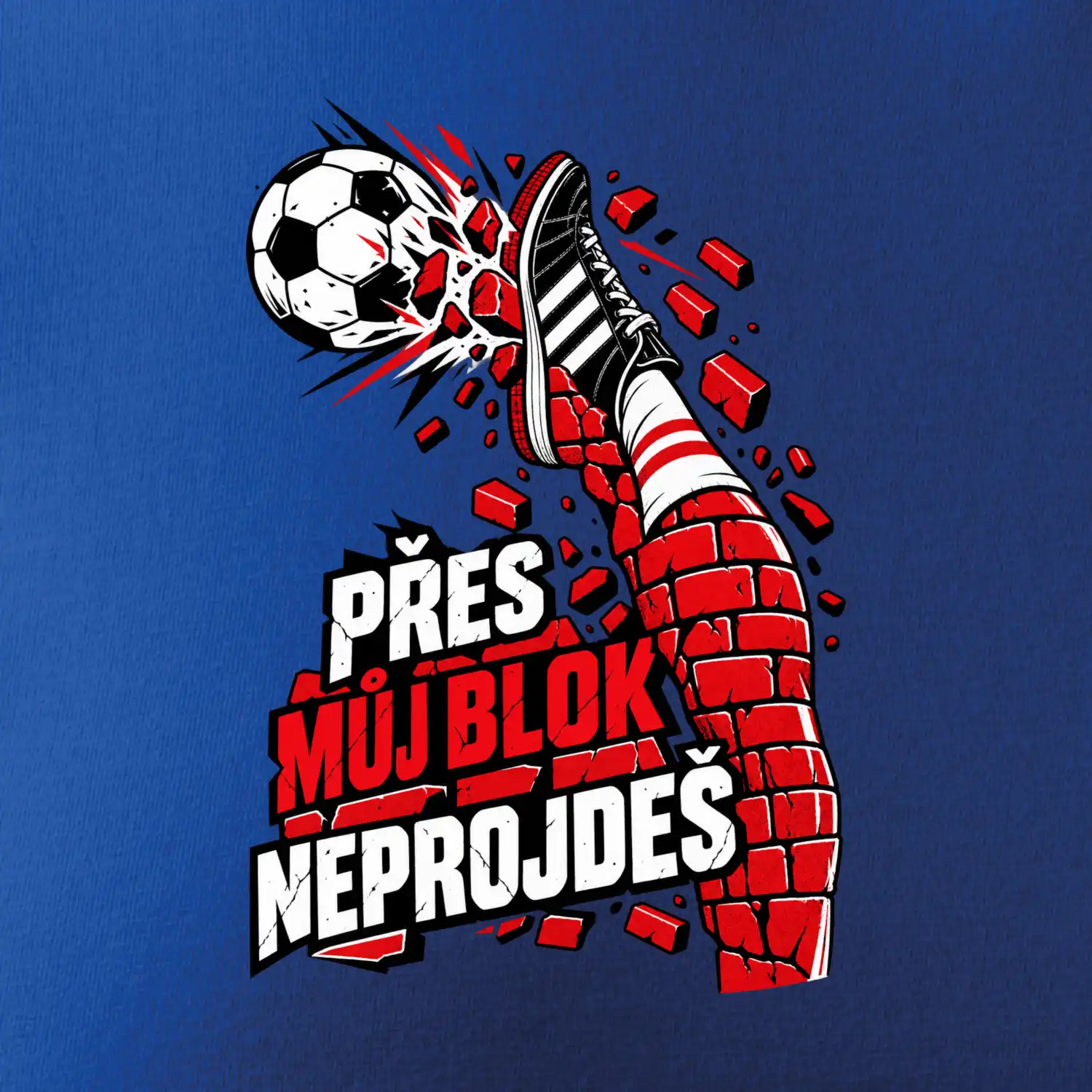 Nohejbalový neprostupný blok