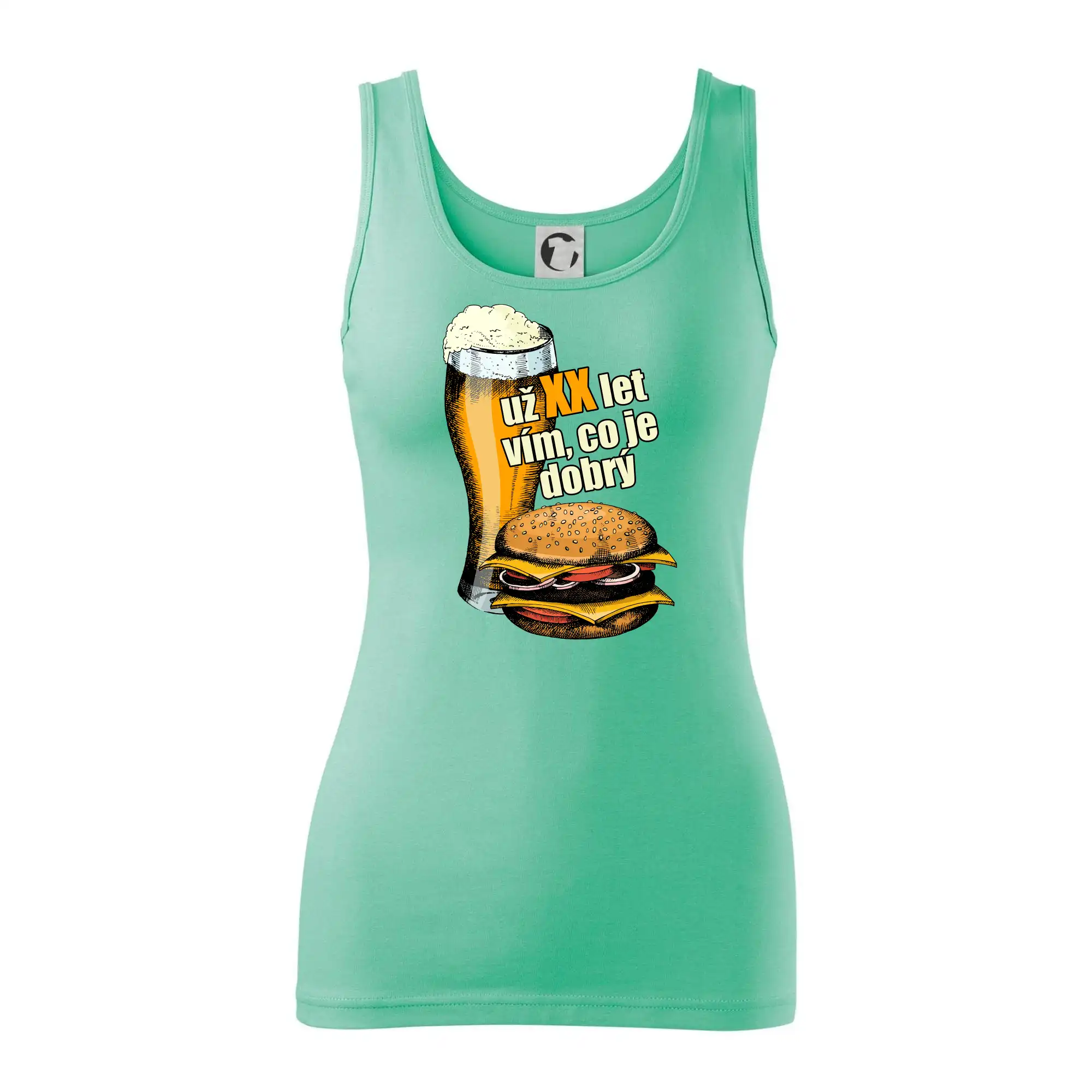 Pivo a burger vím co je dobrý