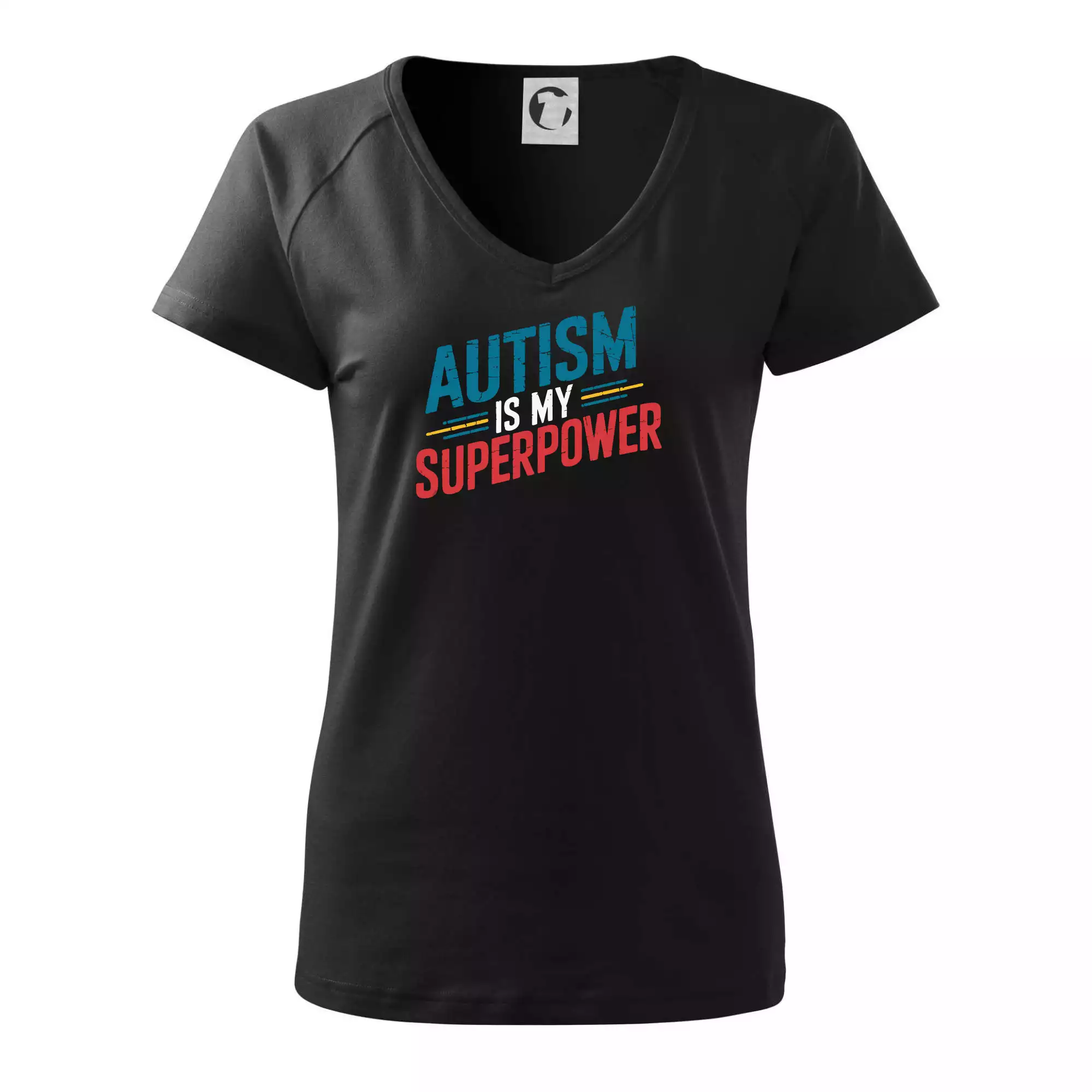 Šikmý nápis Autism is my superpower