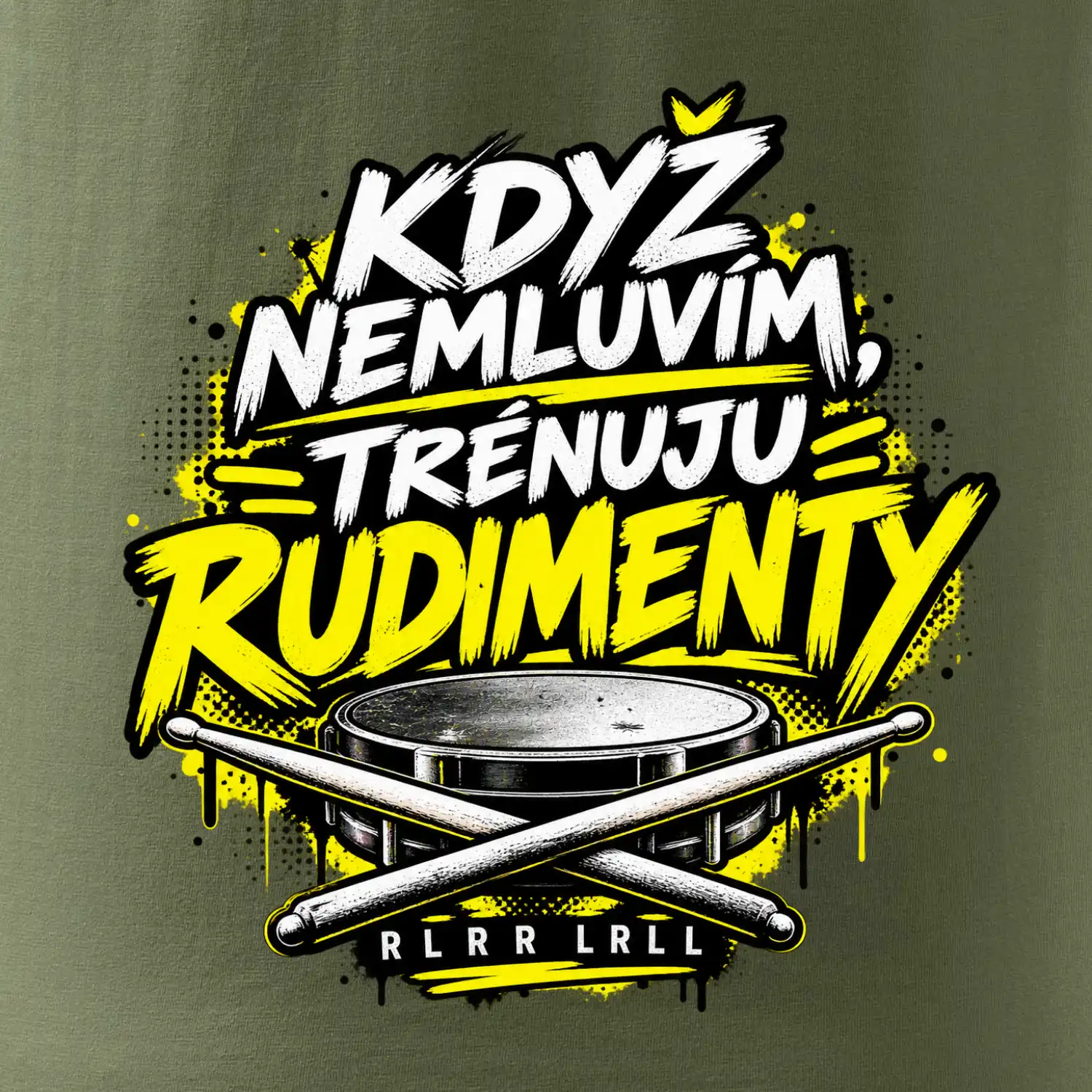 Když nemluvím trénuju rudimenty - bubenické paličky