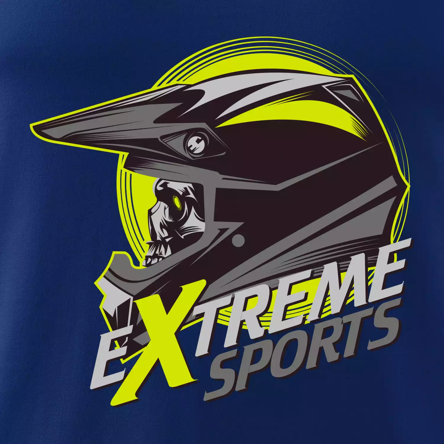 Motocross extreme sports helma