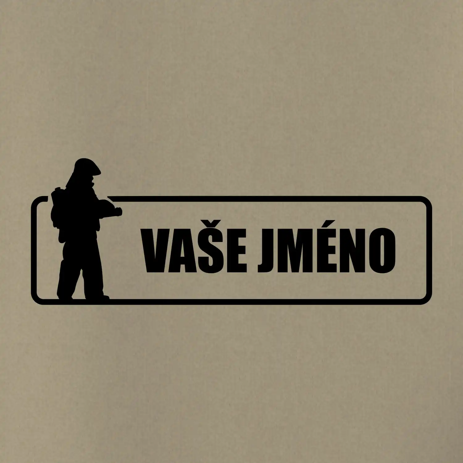 Hasič - jméno v rámečku