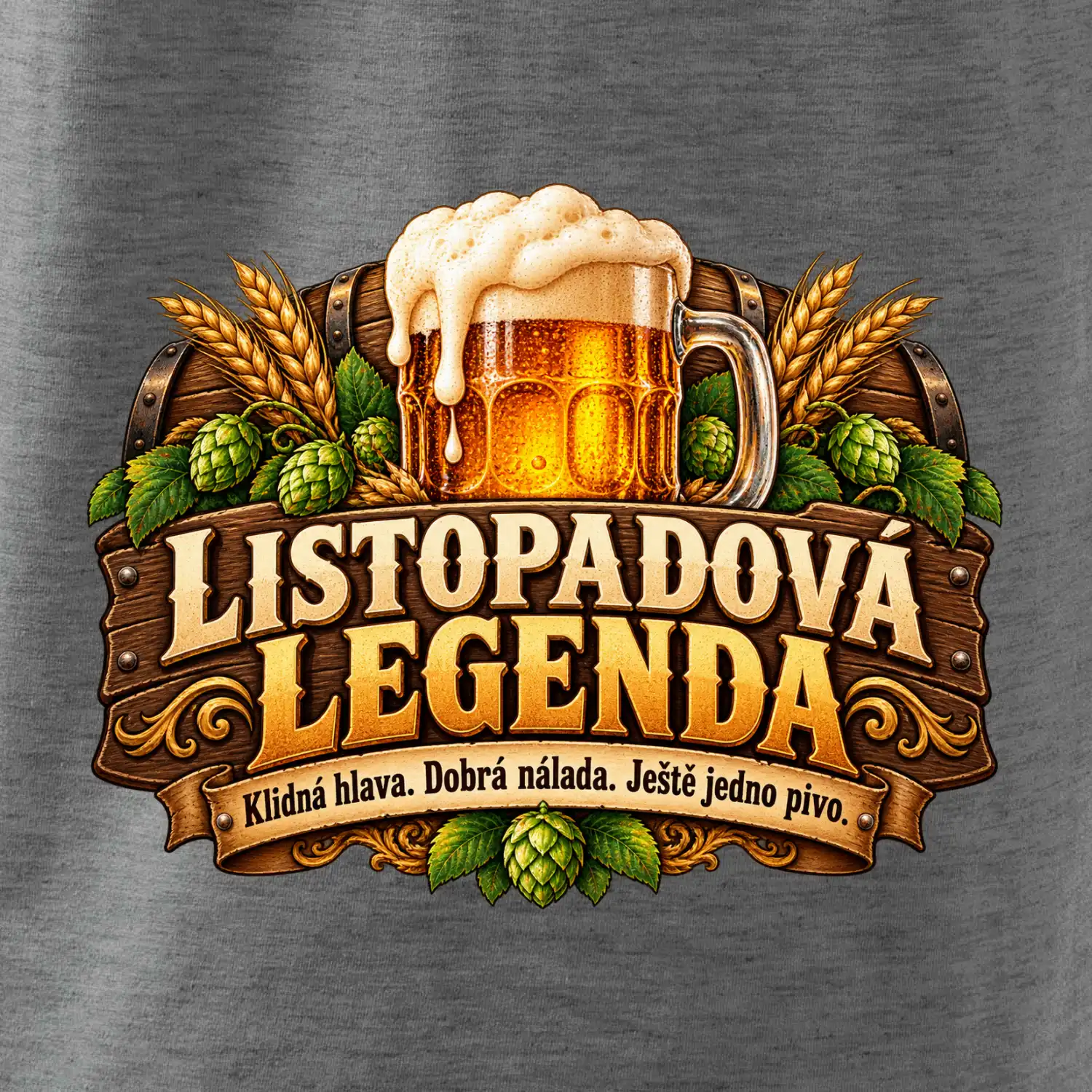 Listopadová legenda pivo chmel a ječmen