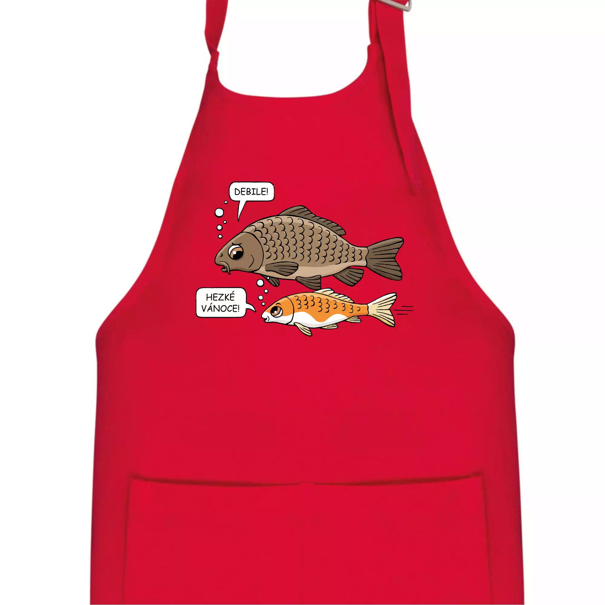 Hezké Vánoce Kapr a Koi kapr (Hana-creative)