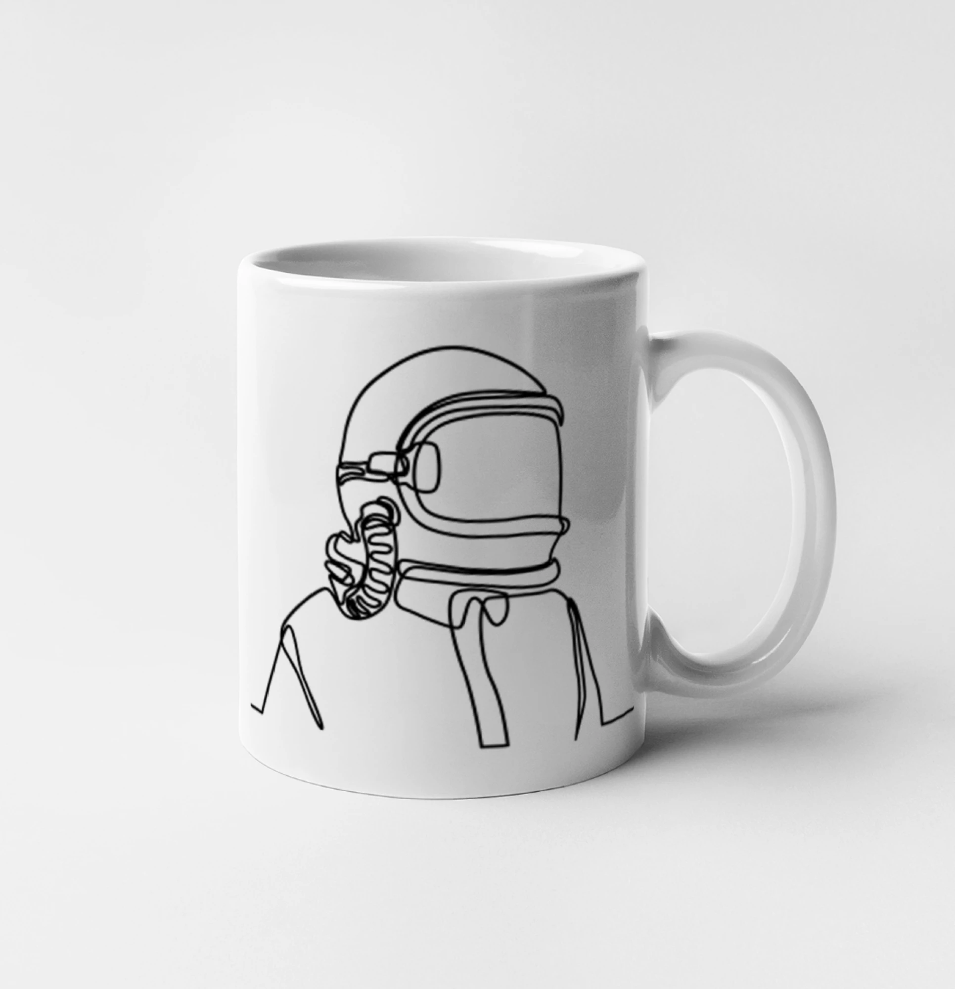 Astronaut jedním tahem