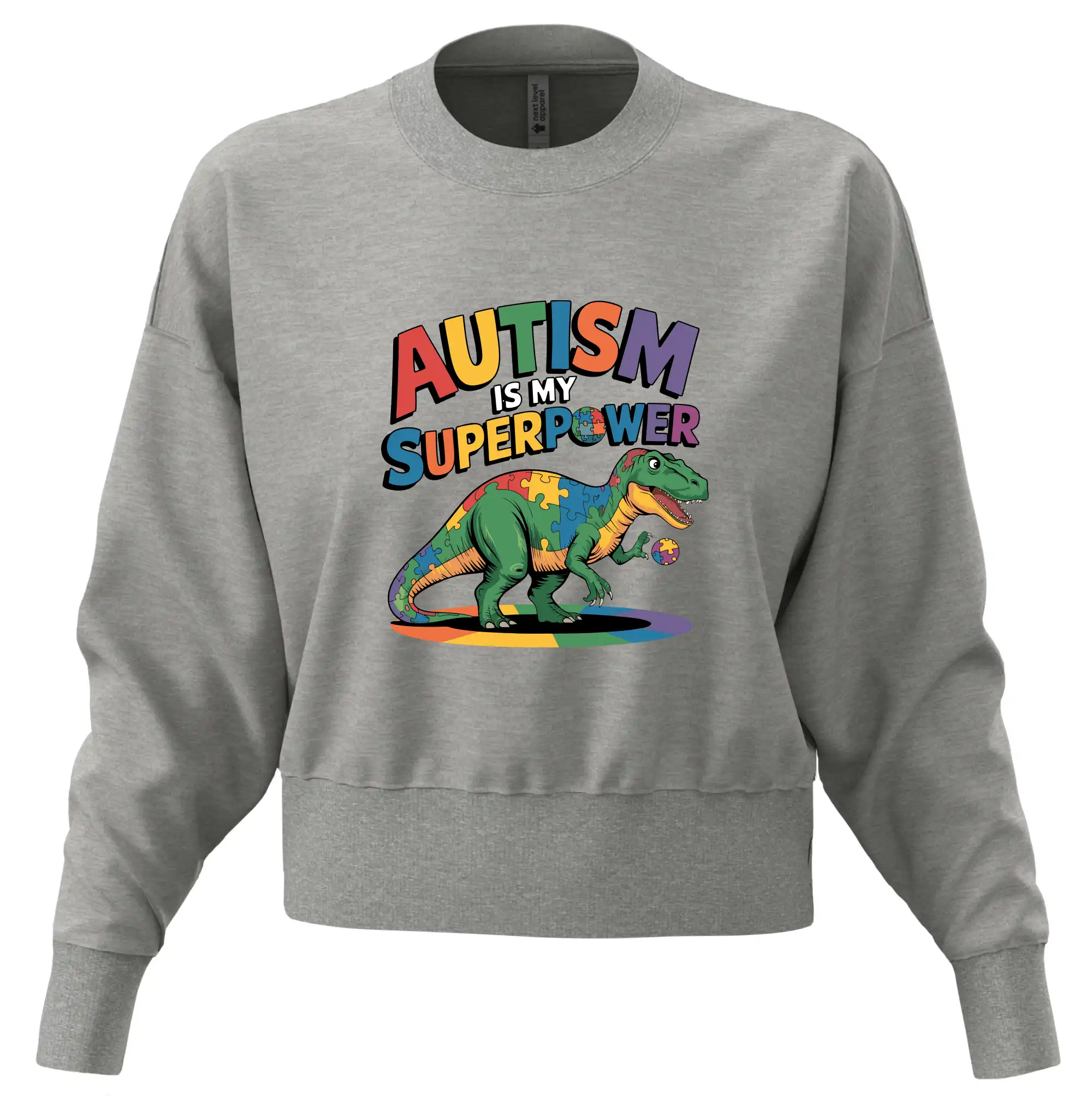 Stojící Rex Autism is my superpower