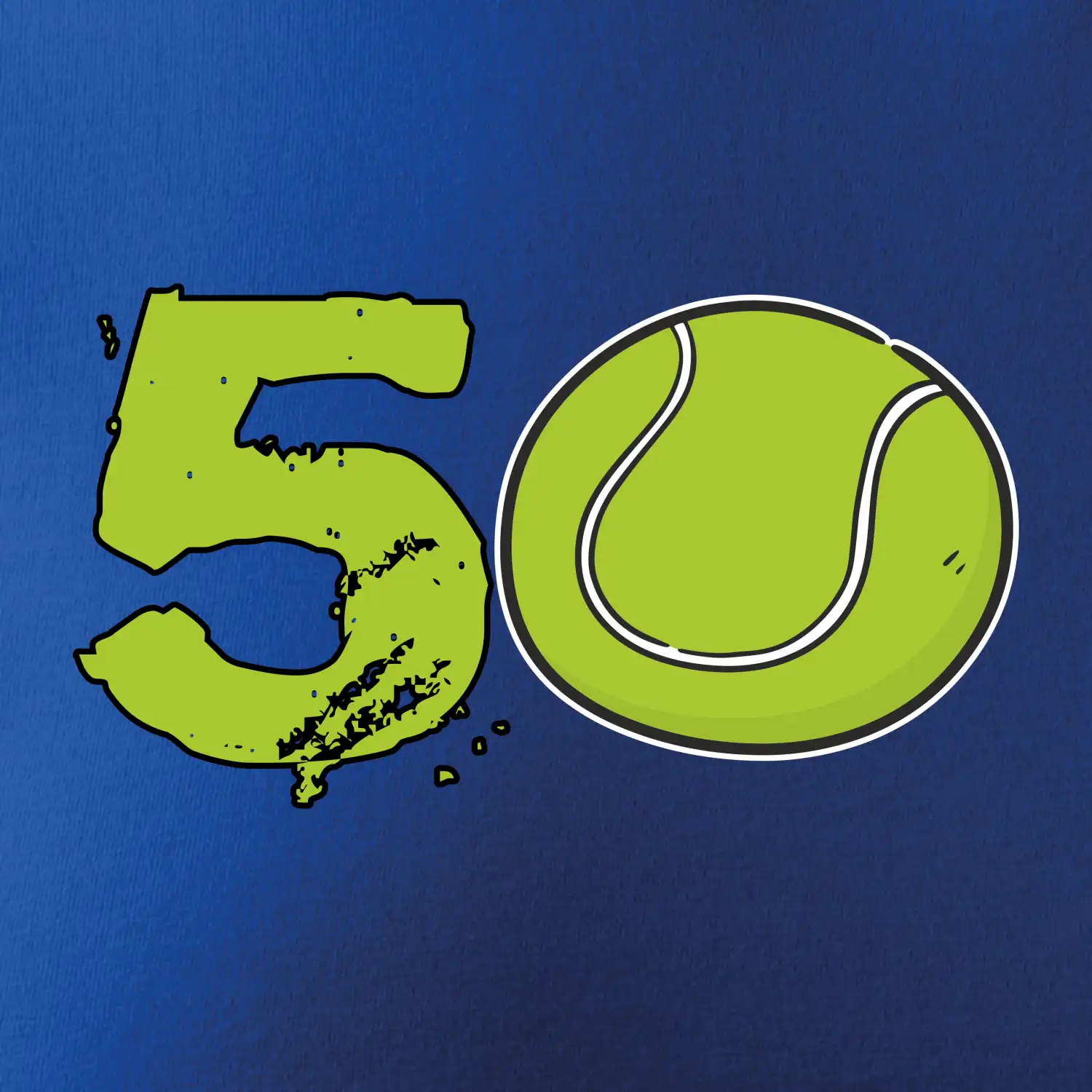 Tenis kulaté narozeniny 50