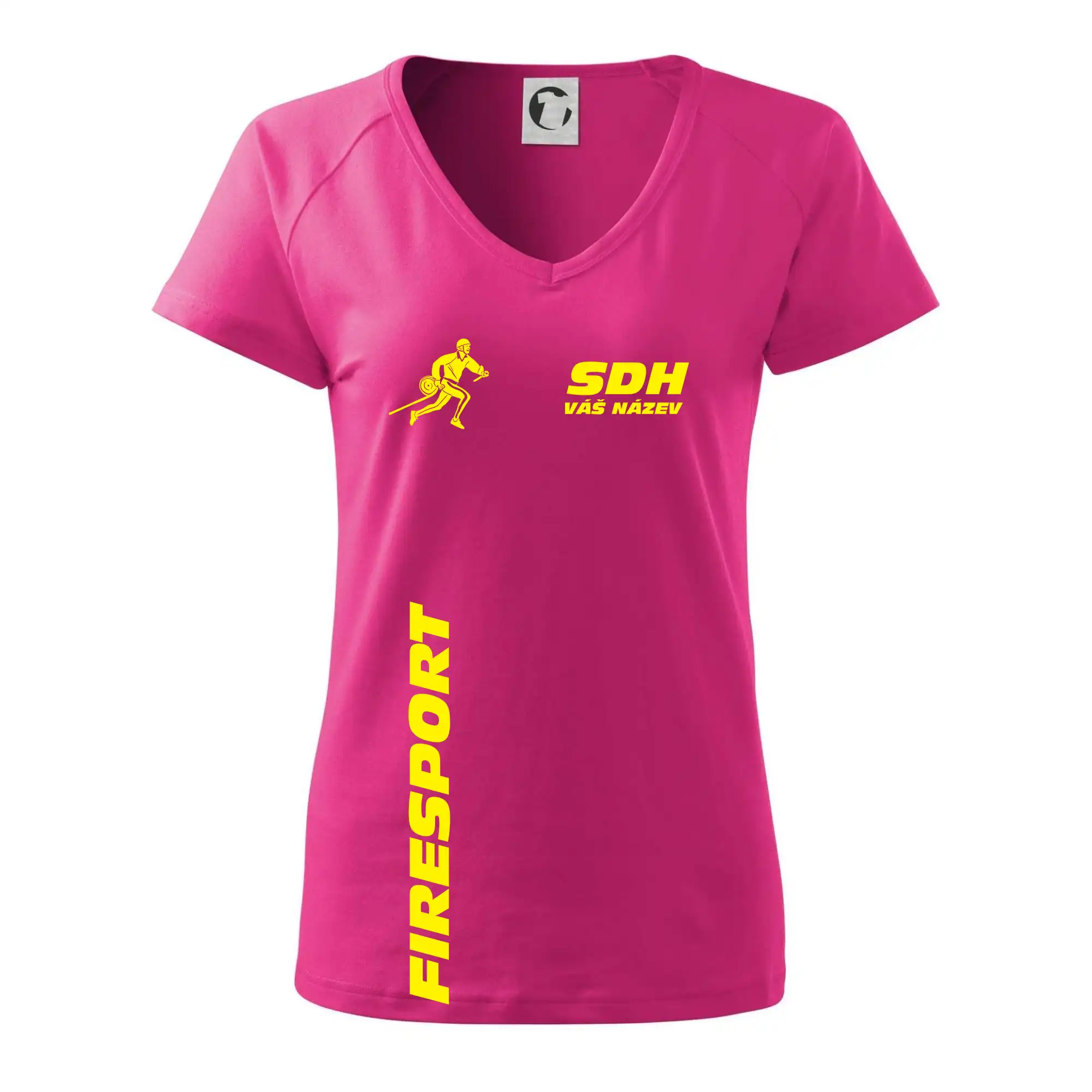 Hasičský sport SDH + váš název ŽLUTÁ