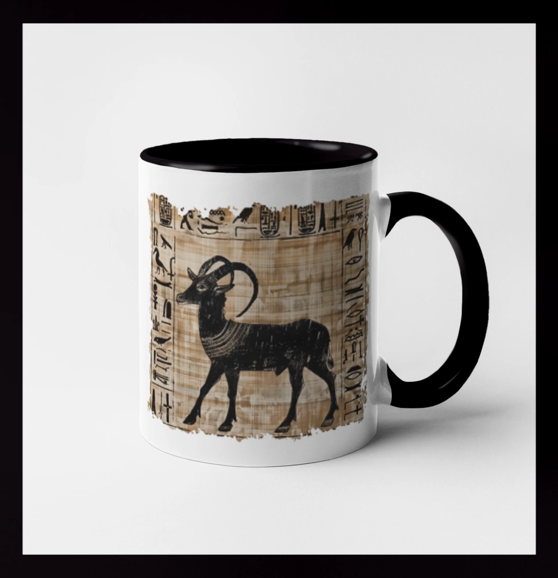 Egyptské hieroglyfy koza