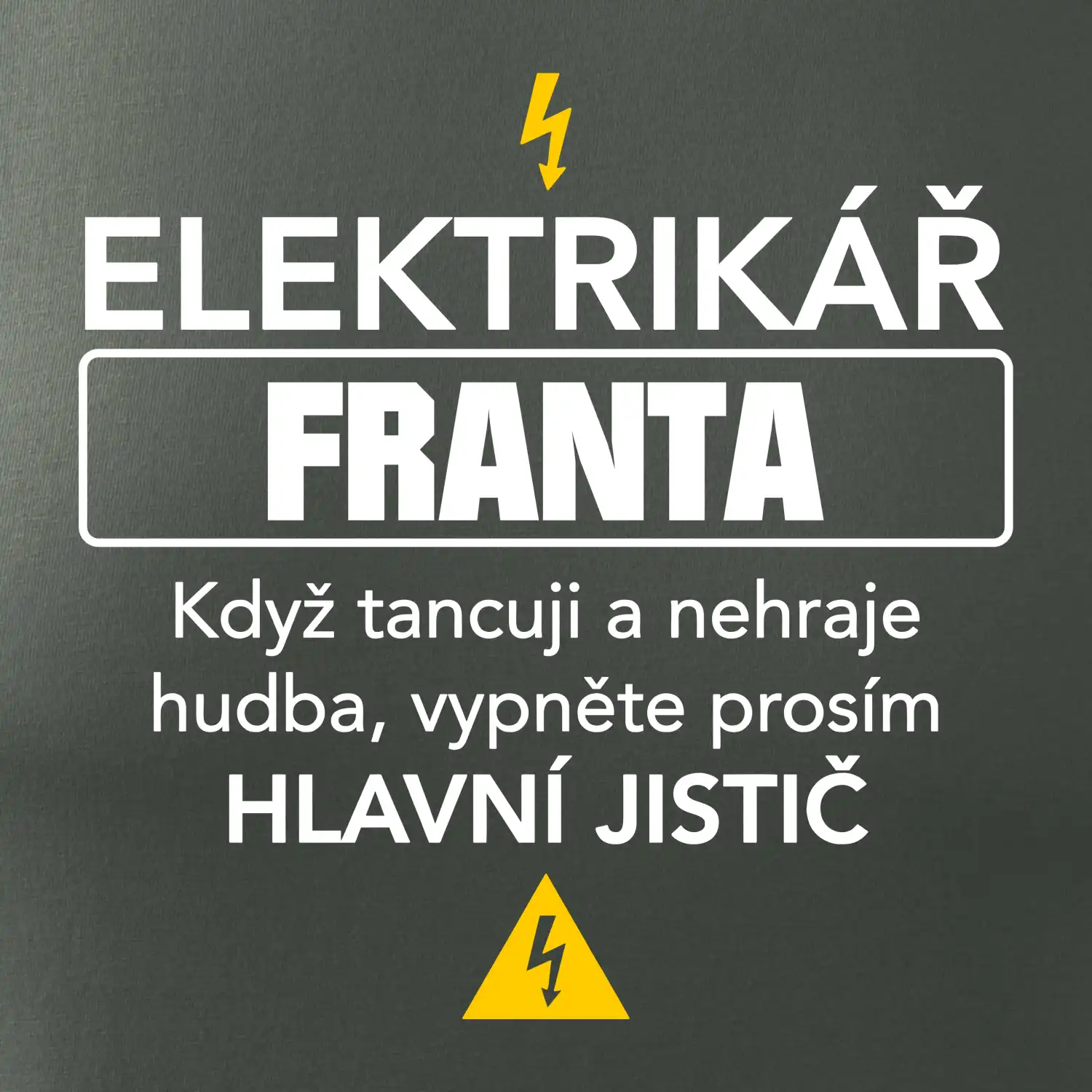 Jméno - Elektrikář - hlavní jistič