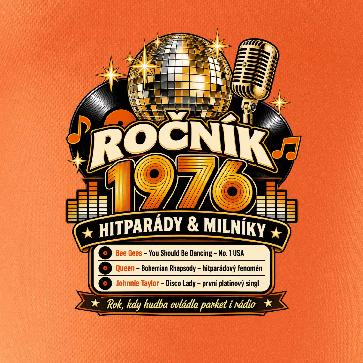 Ročník 1976 hitparády a milníky