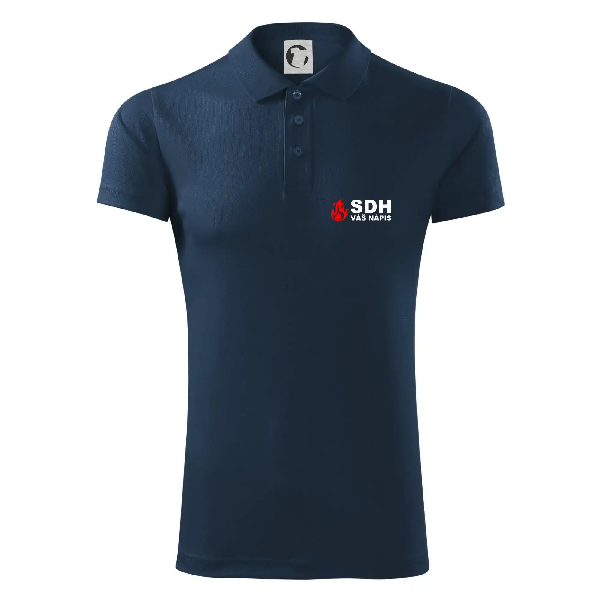 SDH nápis (oheň, název sboru - vlastní nápis)