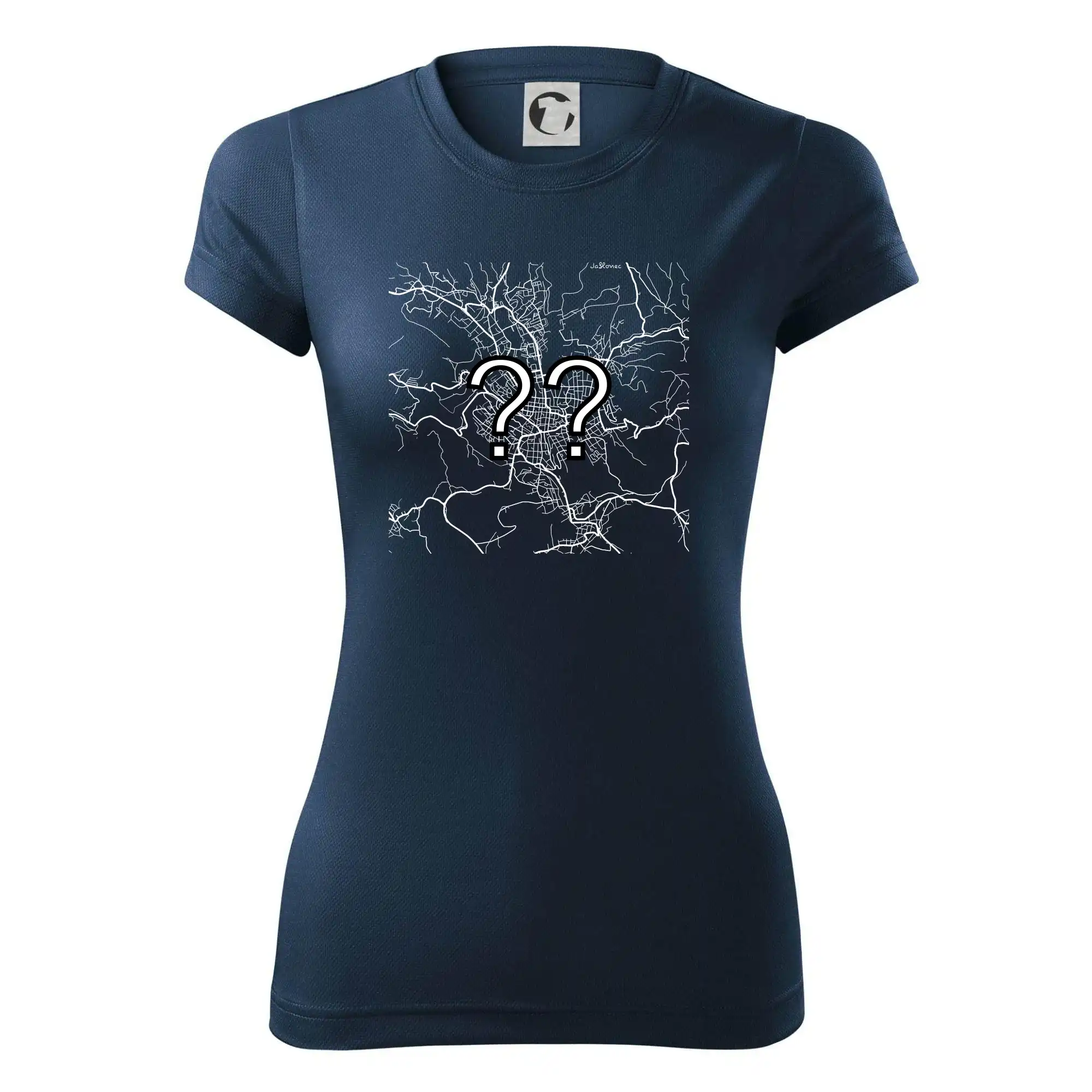 Mapy měst černobílé - Vaše město