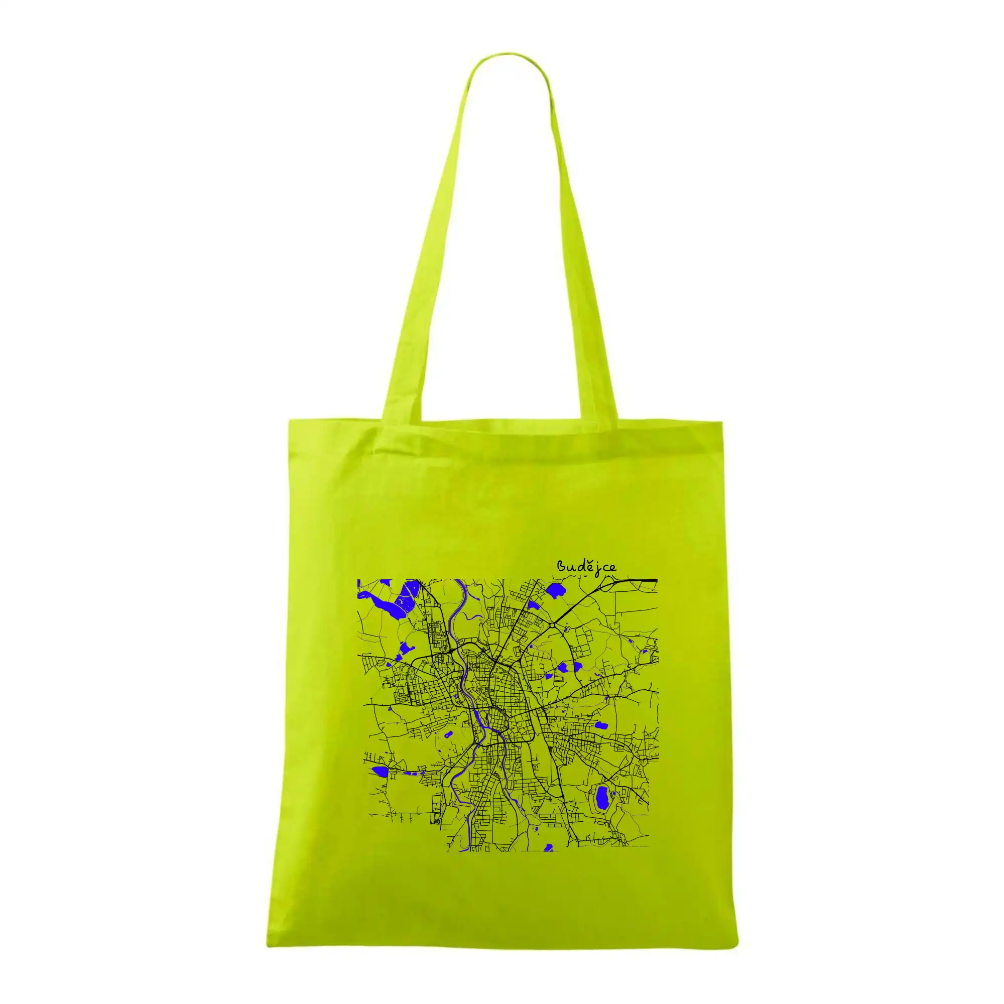 Budějce  - Mapa s vodními toky